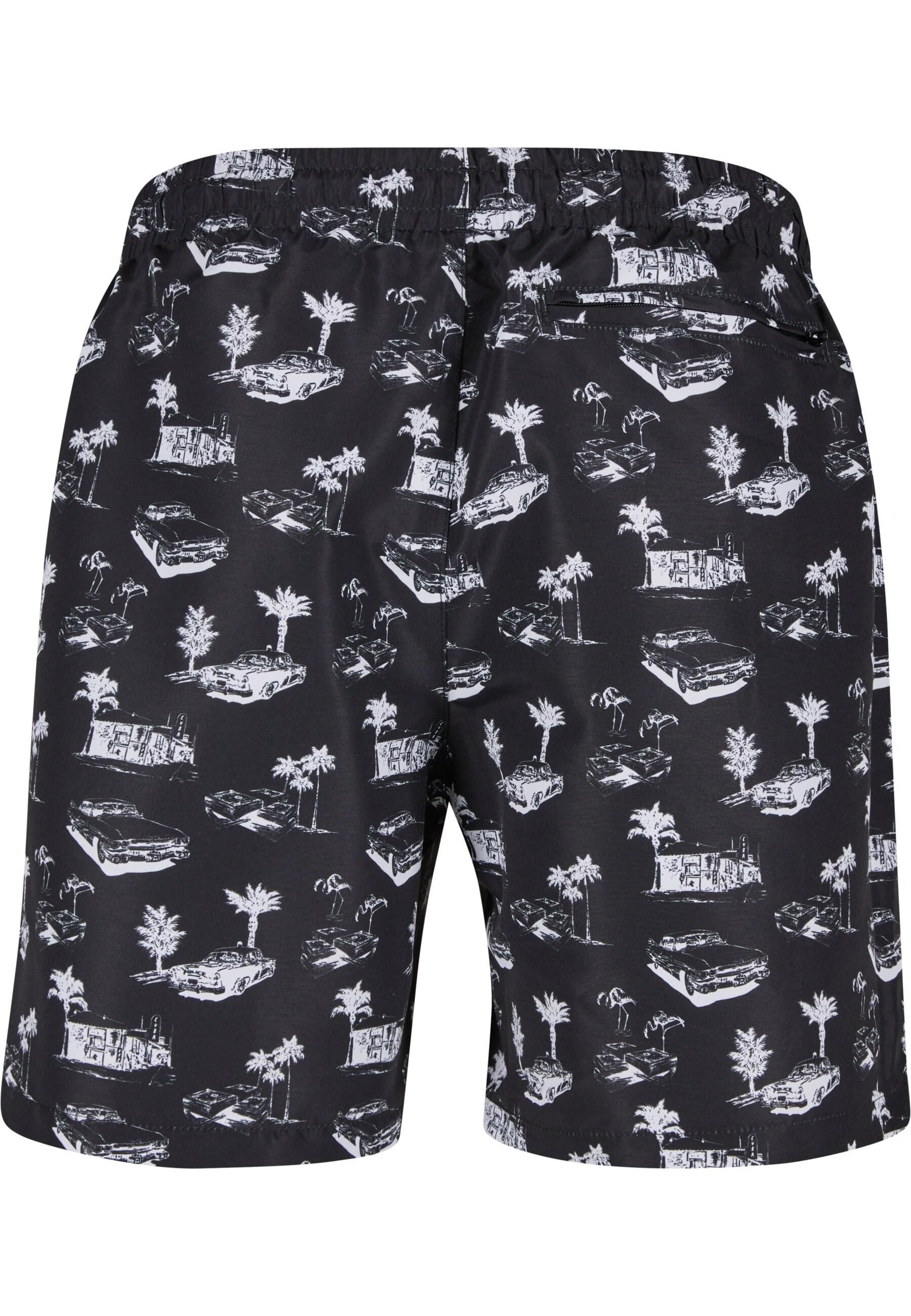 URBAN CLASSICS Badeshorts Urban Classics Herren Pattern Swim Shorts günstig online kaufen