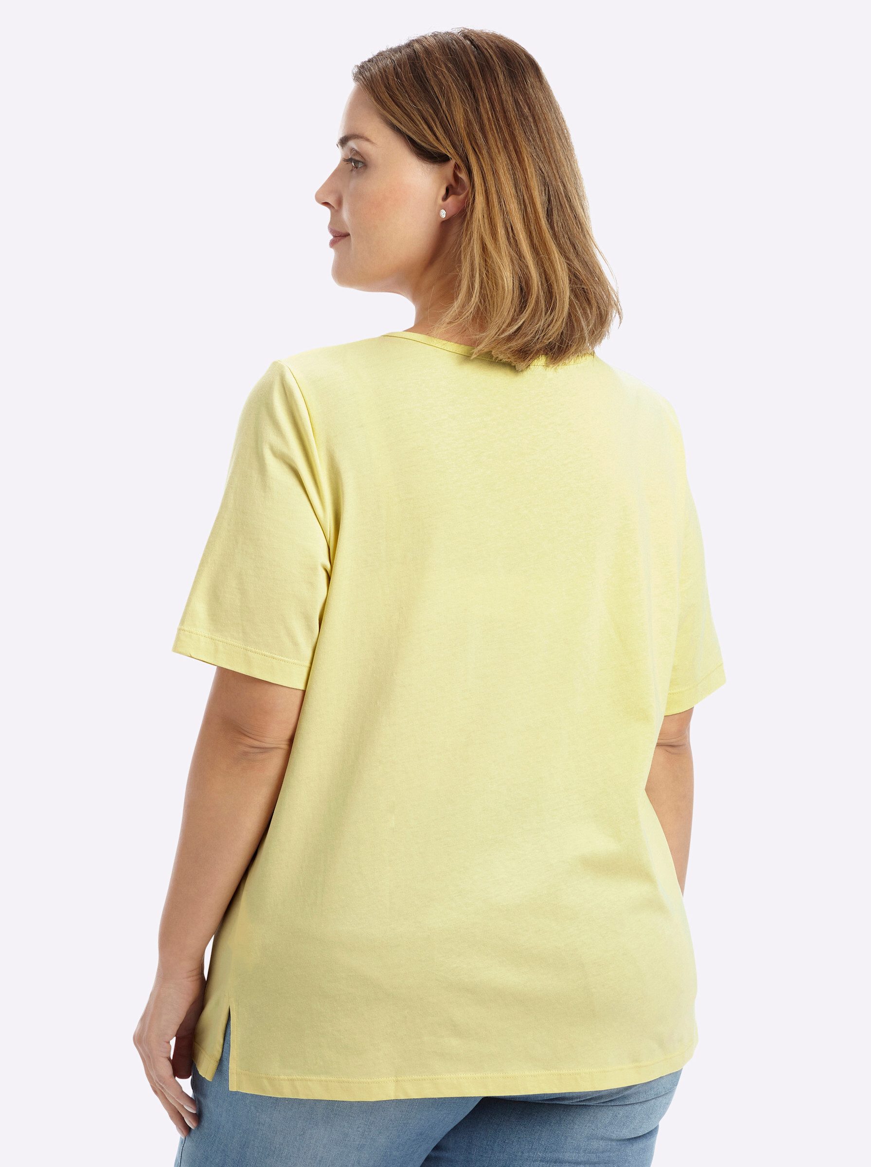 Sheego T-Shirt Kurzarm-Shirt Kurzarm – Bild 2 von 5