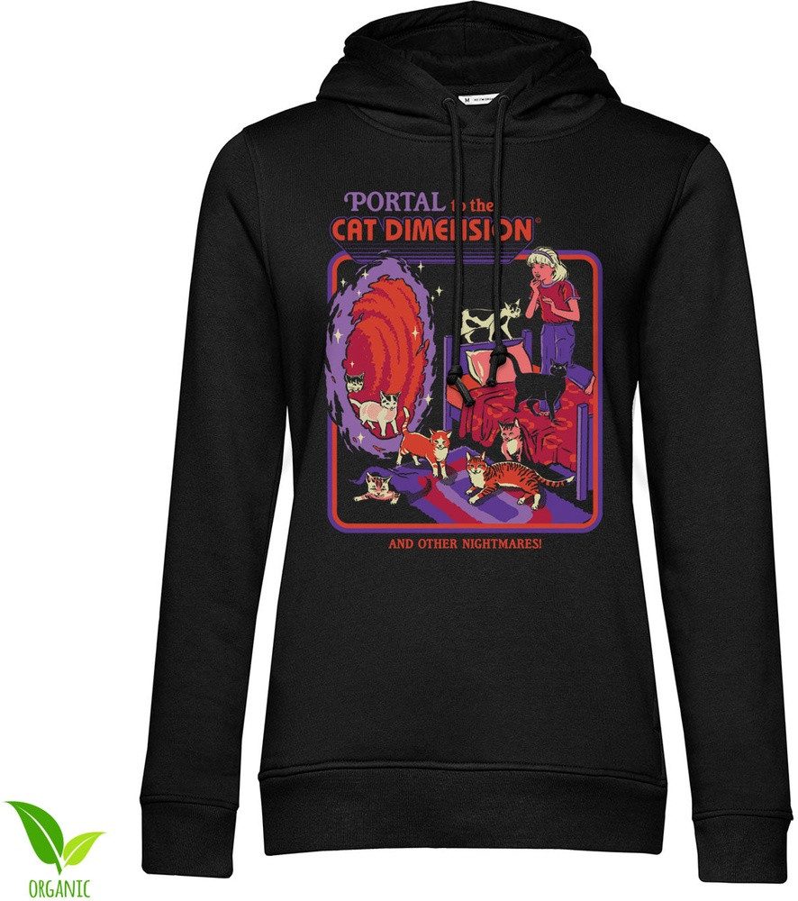 Steven Rhodes Hoodie Portal To The Cat Dimension Girly Hoodie