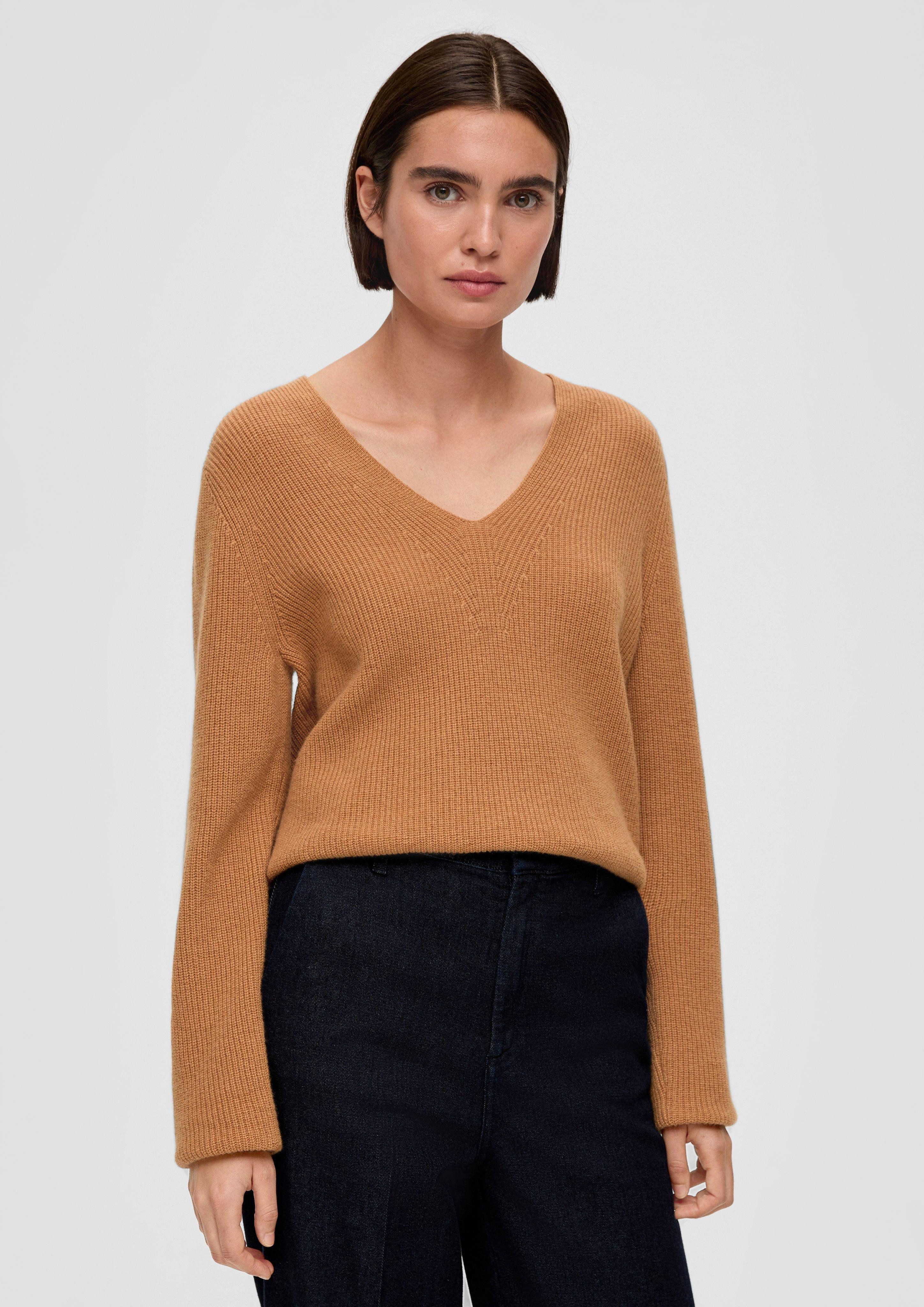 Strickpullover Pullover aus Wollmix
