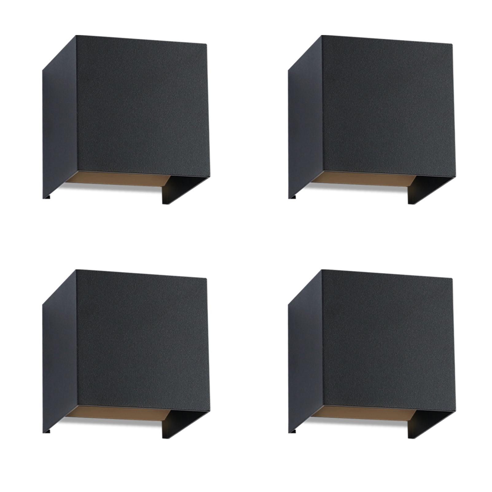 ZMH Außen-Wandleuchte Auf und ab Einstellbarer Lichtstrahl 3W Innen/Außen, günstig online kaufen