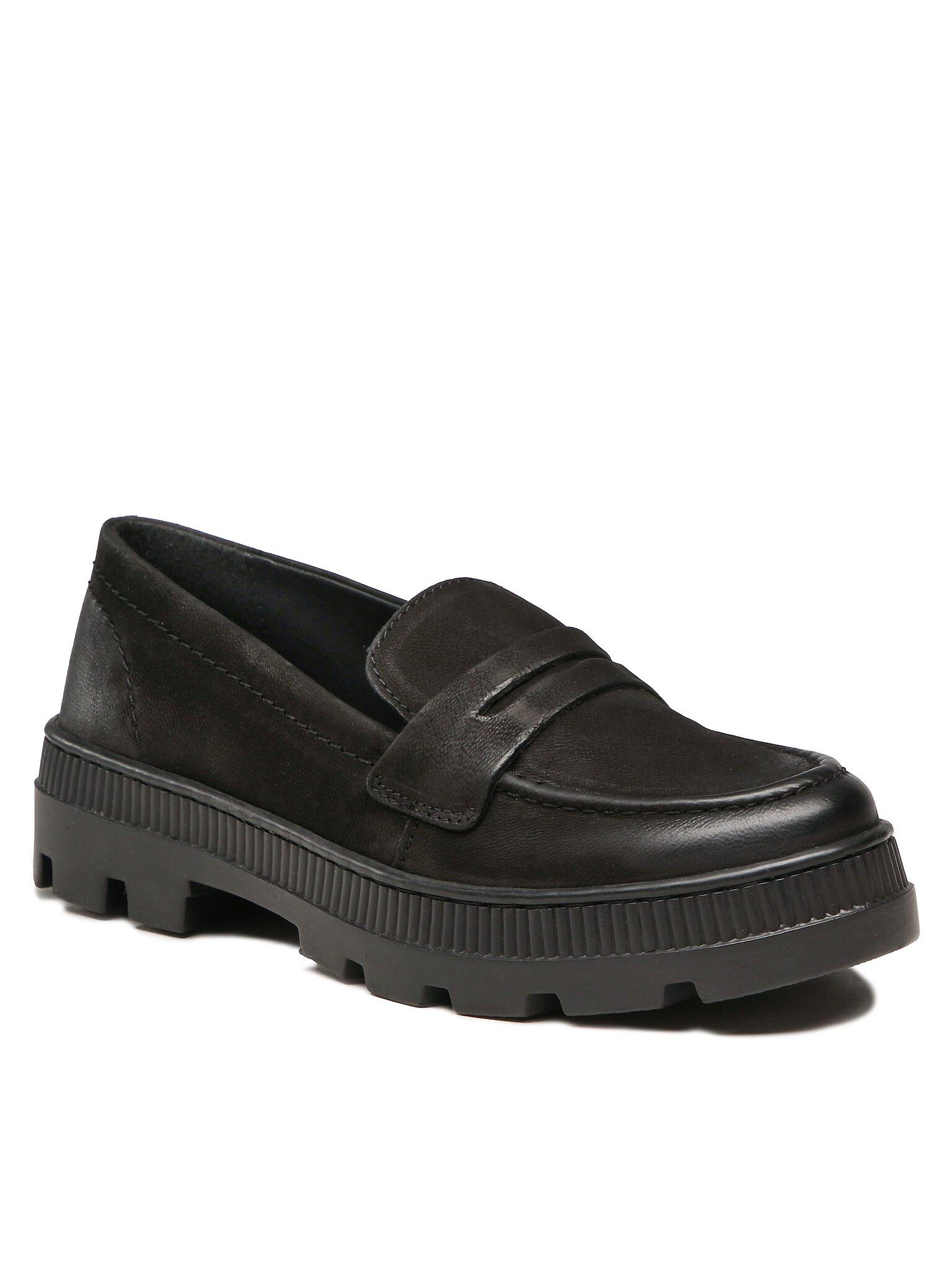 Halbschuhe WI23-PUSZAN-19 Black Schnürschuh