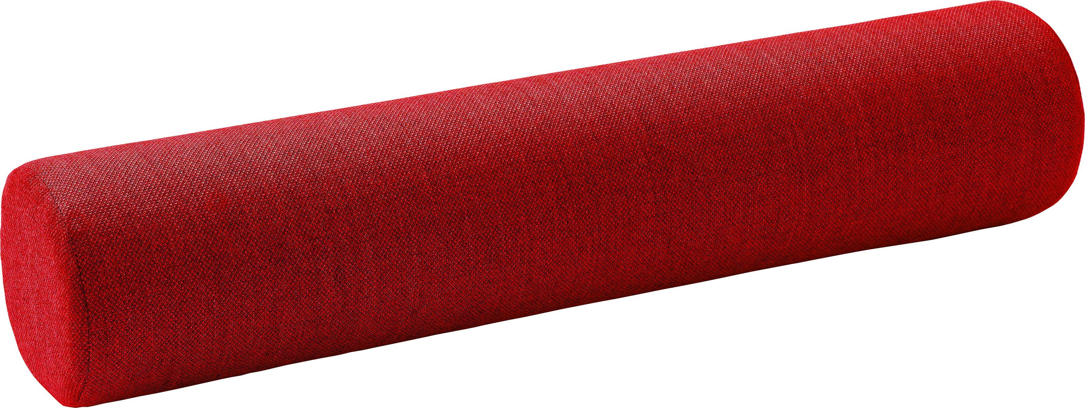 Müller SMALL LIVING Kopfstütze RG-25-Nackenrolle, in hochwertigem Designstoff KVADRAT Fiord 2 Stoff bezogen rot 0571 | Kopfstützen