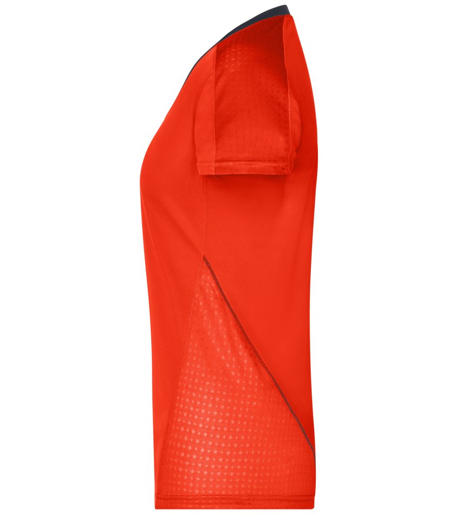 James & Nicholson Laufshirt Doppelpack Damen Kurzarm Laufshirt Running T-Shirt JN471 (Doppelpack, 2 Stück) Atmungsaktiv und Feuchtigkeitsregulierend