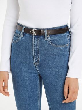 Calvin Klein Jeans Ledergürtel ROUND MONO PLAQUE LTHR BELT 25MM