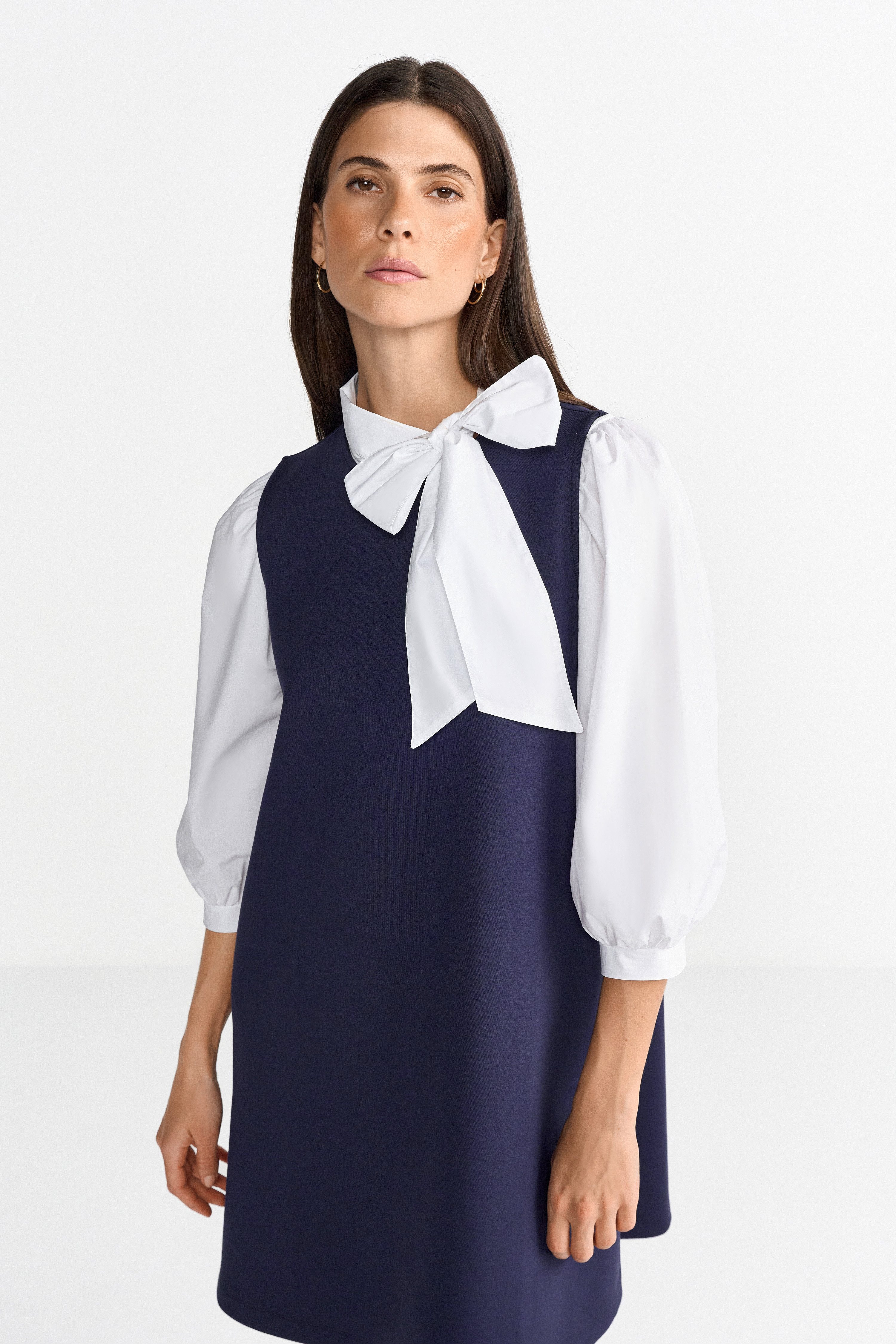 RICHROYAL Jerseykleid Mit Rundhalsausschnitt günstig online kaufen