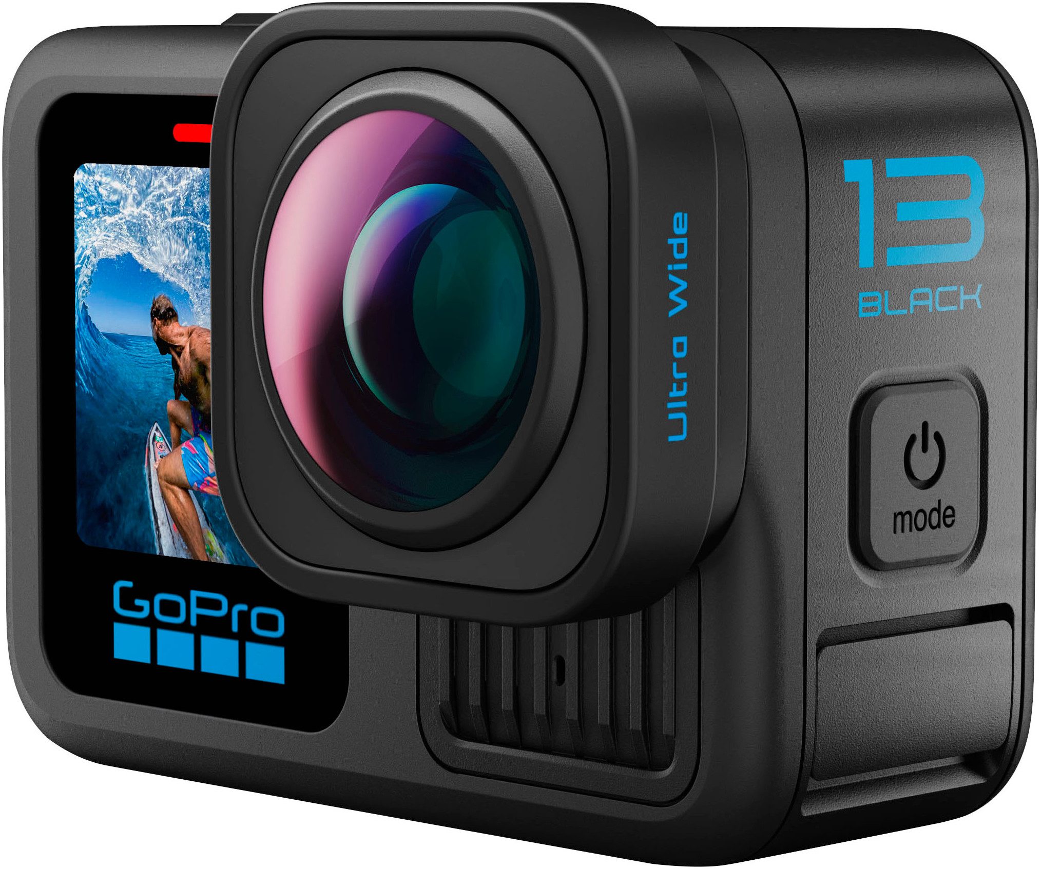 GoPro HERO13 Ultra Wide Edition Action Cam (4K Ultra HD, Bluetooth, WLAN (Wi-Fi)