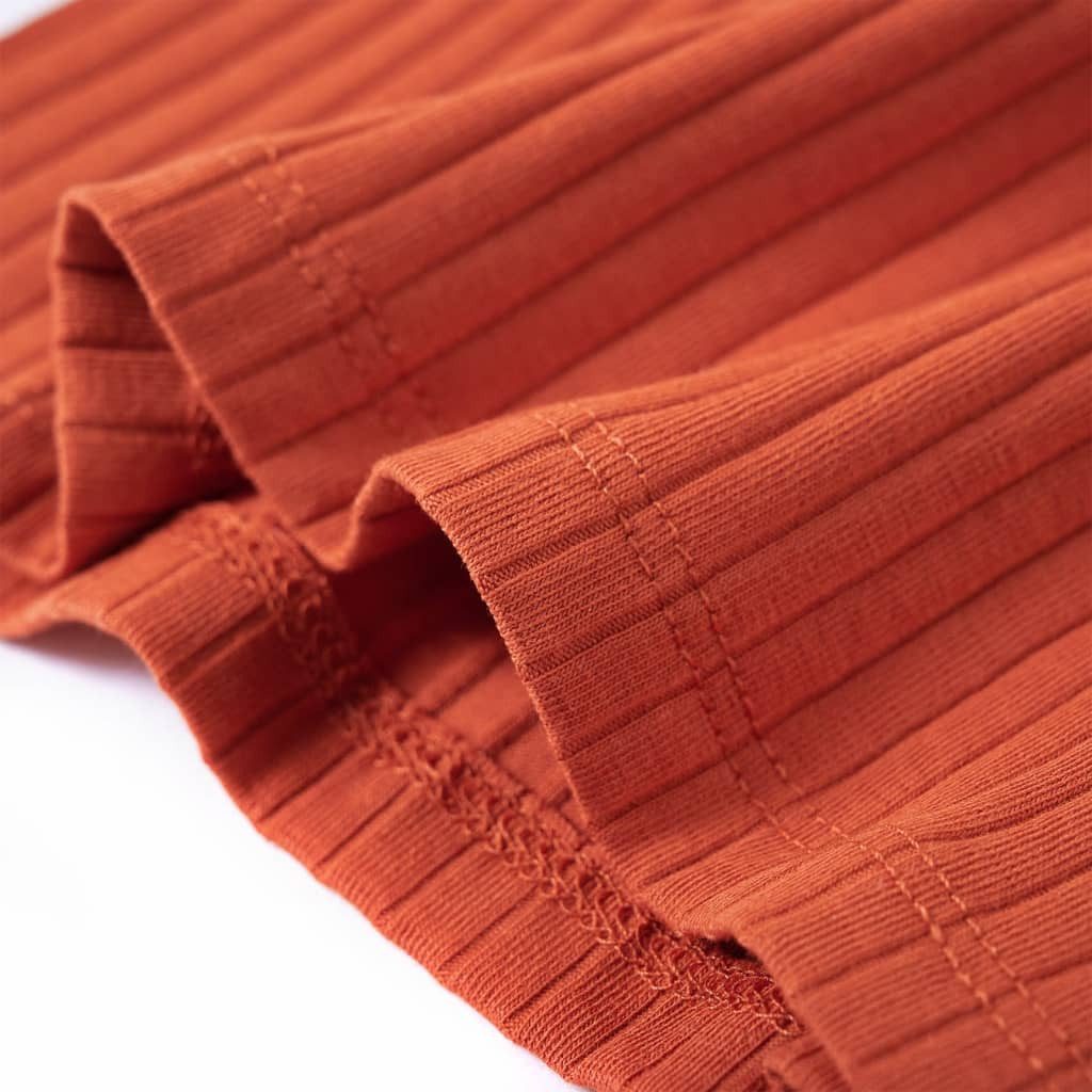 vidaXL Langarmshirt Kinder-Langarmshirt Dunkelorange 104