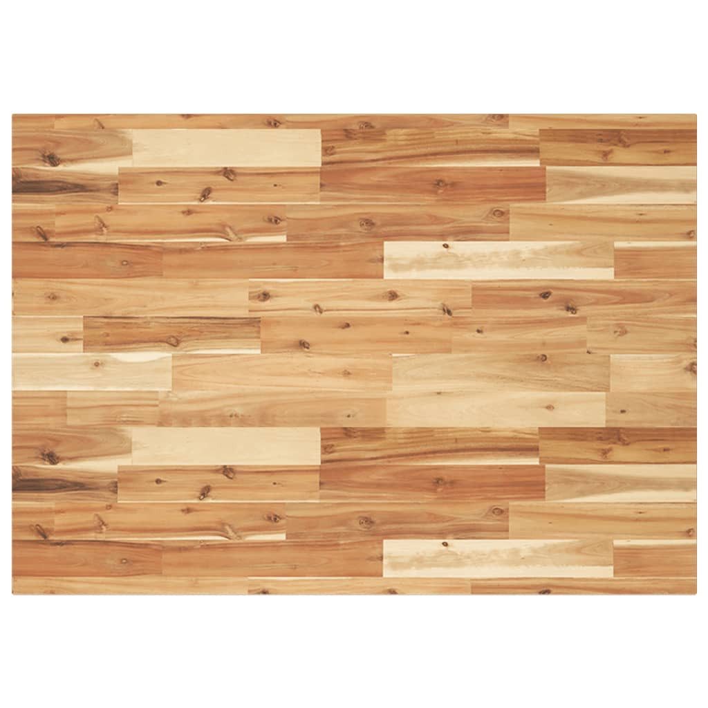 vidaXL Tischplatte 120 x 70 x 2 cm Tischplatte Rechteckig 120x70x2 cm Massivholz Akazie