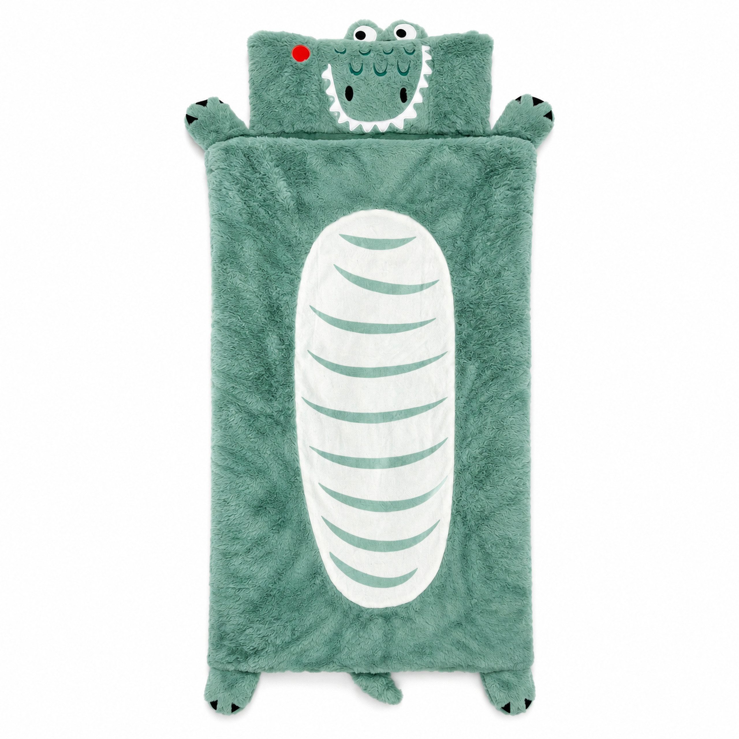 Home Creation Kinderschlafsack Kinder-Kuschelschlafsack für Zuhause ca. 68 × 160 cm, flauschig, mit Reißverschluss