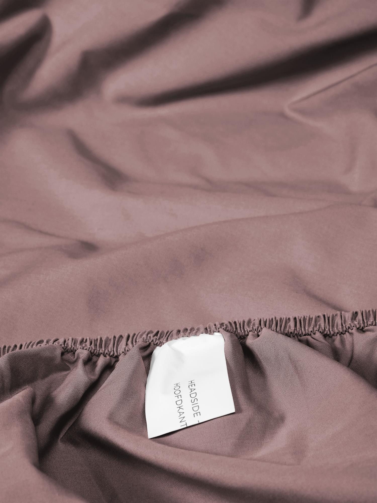 Essenza Spannbettlaken Minte, Satin, Gummizug: rundum, (1 Stück), aus 300TC Baumwollsatin
