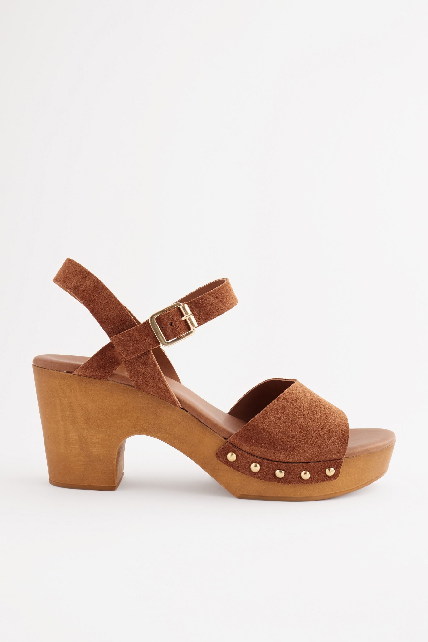 Clog-Sandaletten mit Absatz Clog