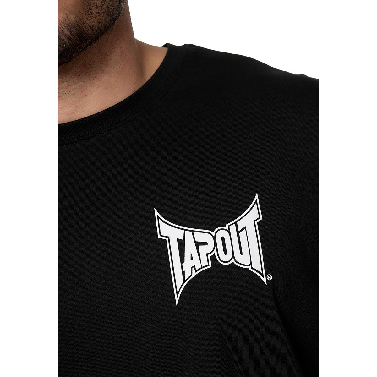 T-Shirt Black/White Creekside TAPOUT (1-tlg)