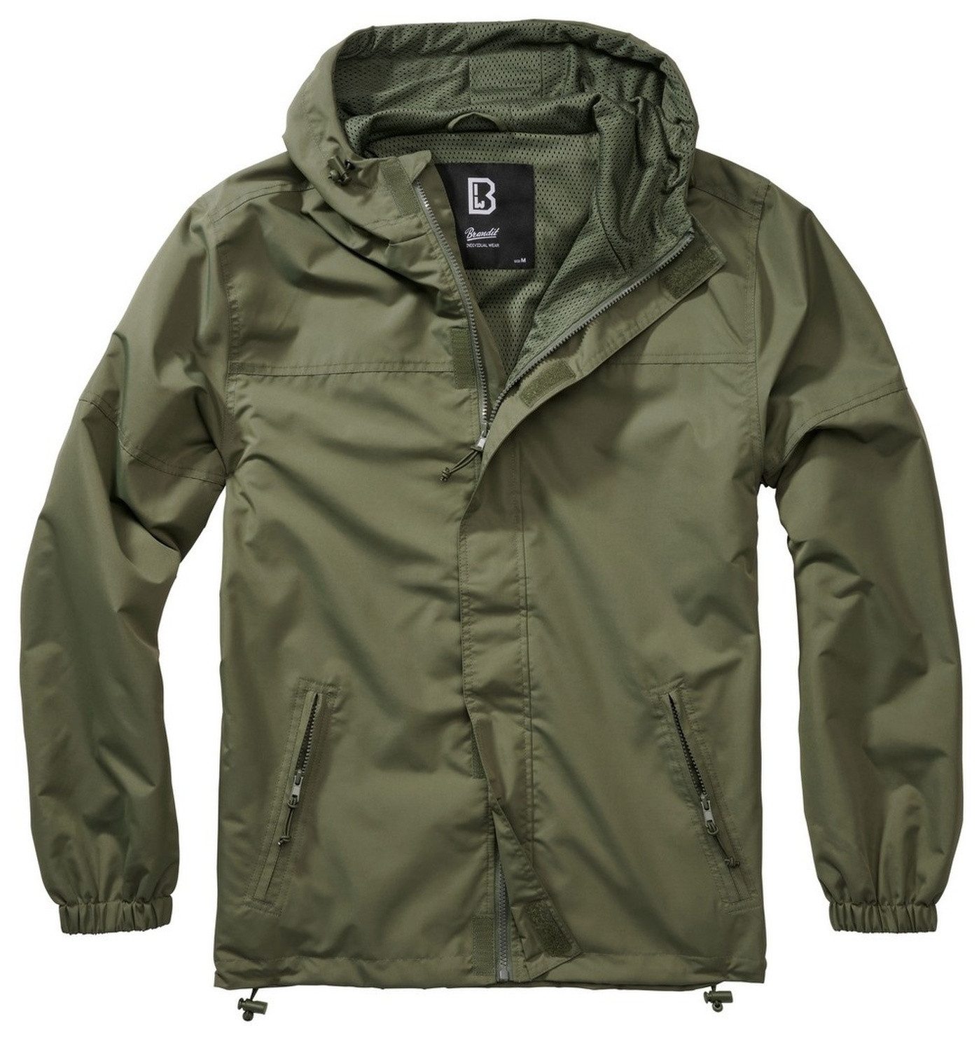 Brandit Kurzjacke Summer Windbreaker Frontzip wind- und wasserabweisend