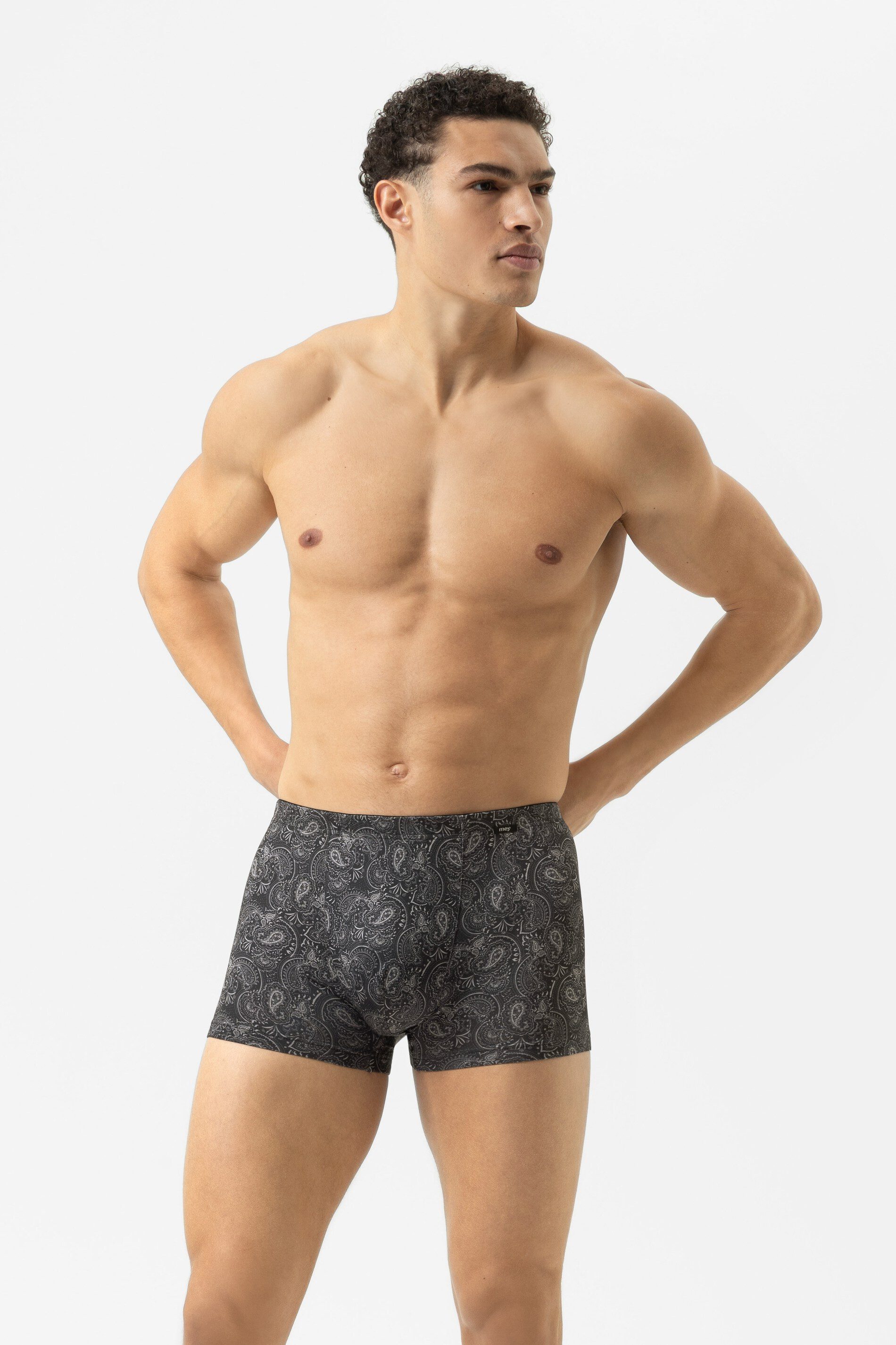 Mey Trunk Shorty Blau mit Paisley Muster günstig online kaufen