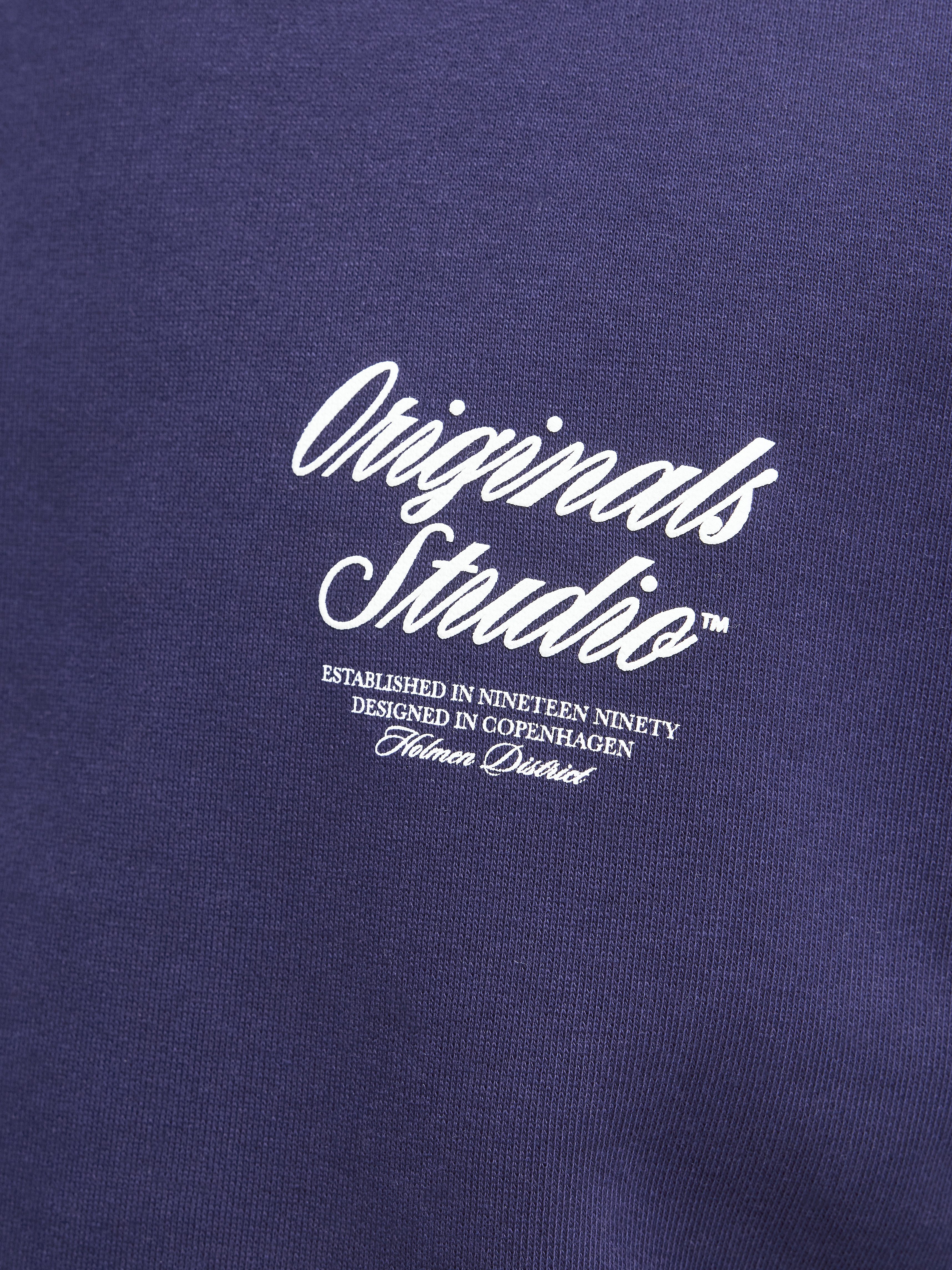 Jack & Jones Kapuzensweatshirt JORNORREBRO TYPO BACK SWEAT HOOD SN mit Print