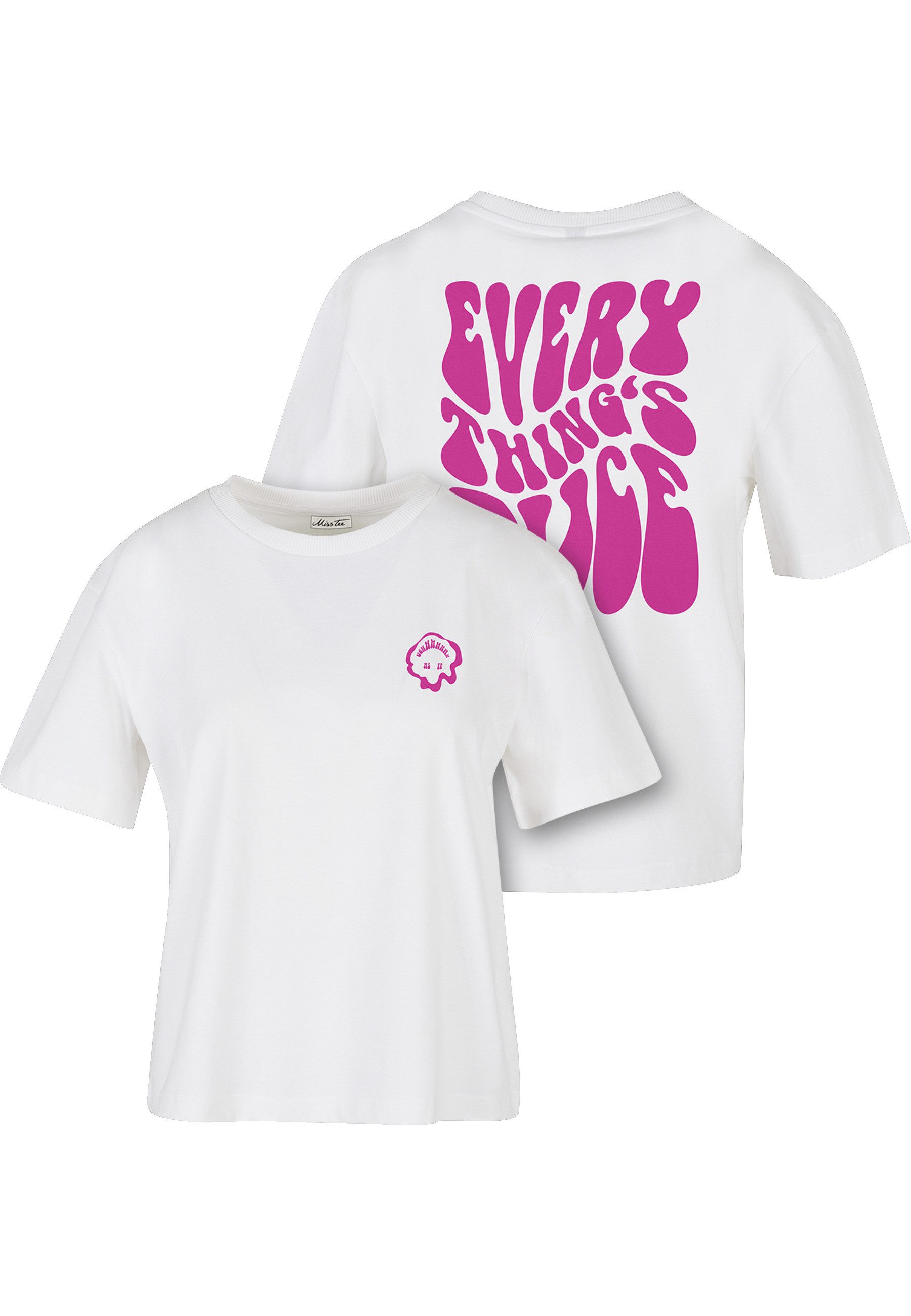 Miss Tee T-Shirt Miss Tee Damen Everything's Nice Tee (1-tlg) günstig online kaufen