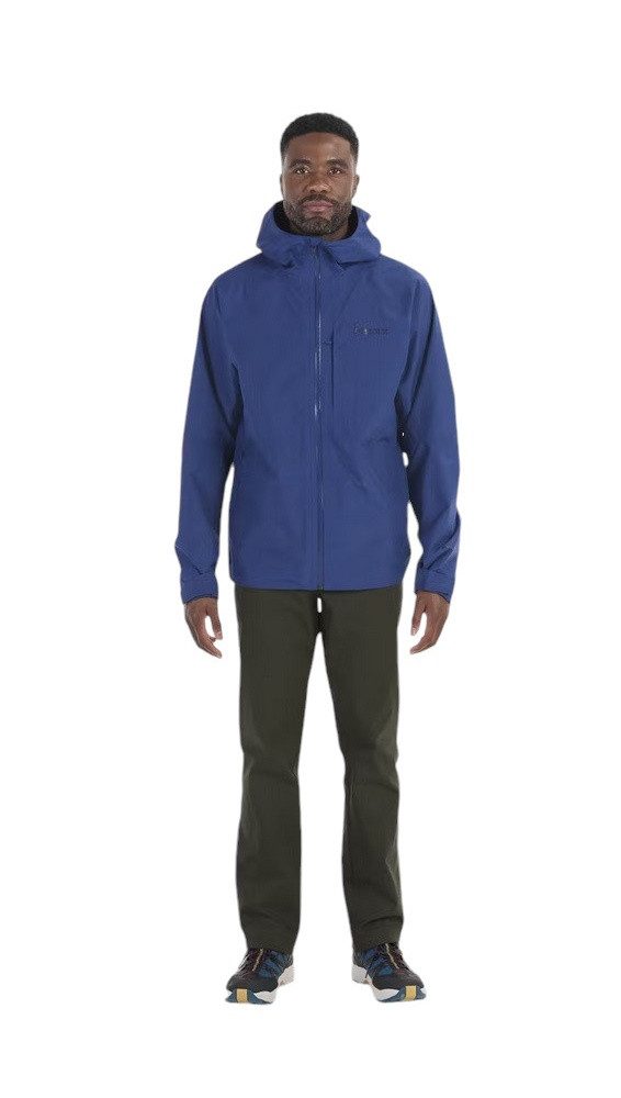 Marmot Funktionsjacke Regenjacke Waypoint Gore-Tex (wasserdicht, winddicht) blau Herren