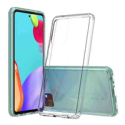 CoverKingz Handyhülle »Hülle für Samsung Galaxy A52/A52 5G/A52s 5G Handy Case Silikon Cover« 16,5 cm (6,5 Zoll), Handyhülle Schutzhülle Transparent Hybrid Silikonhülle Bumper