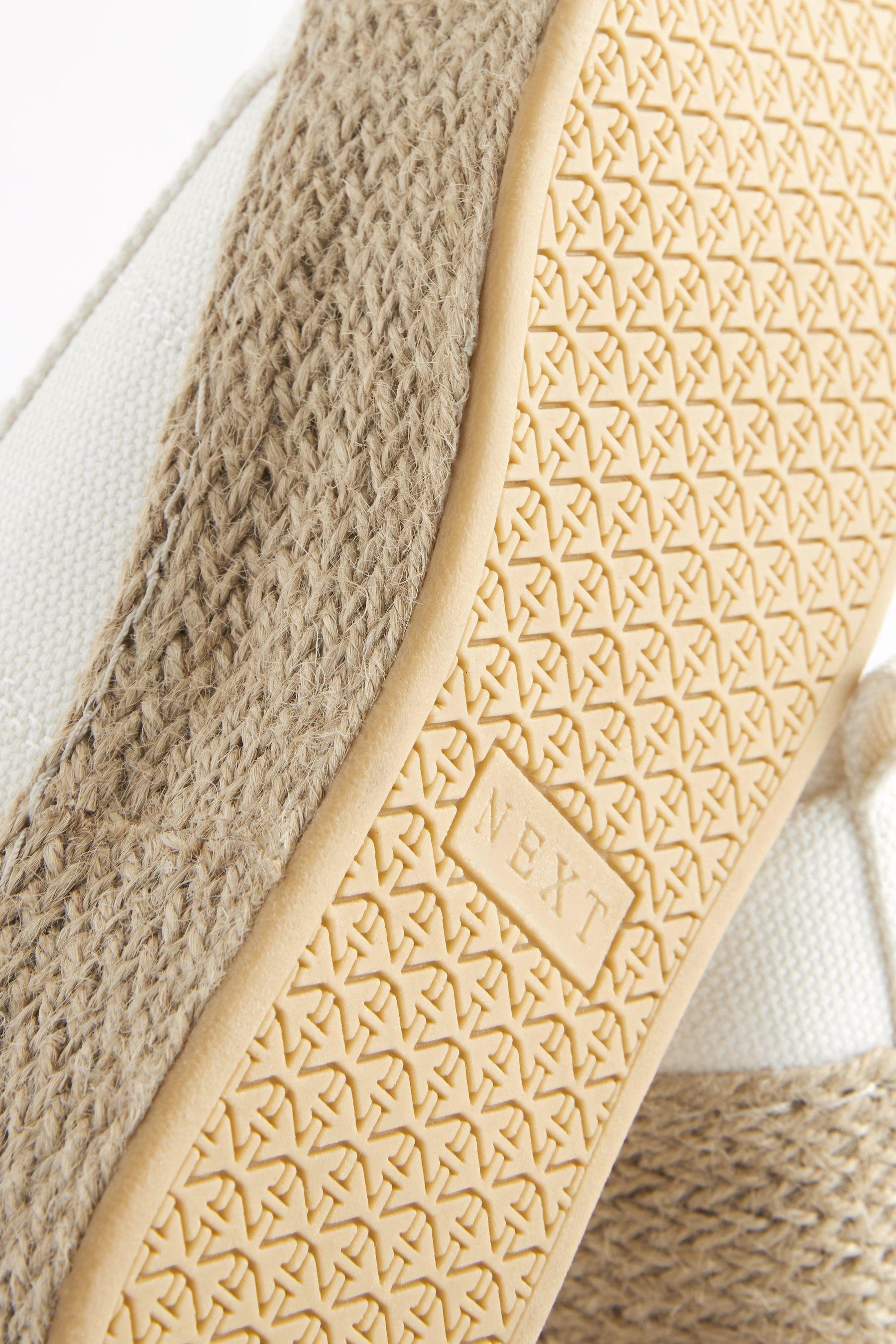 Next (1-tlg) Forever Comfort® White Sneaker Espadrilles-Flatform-Sneaker