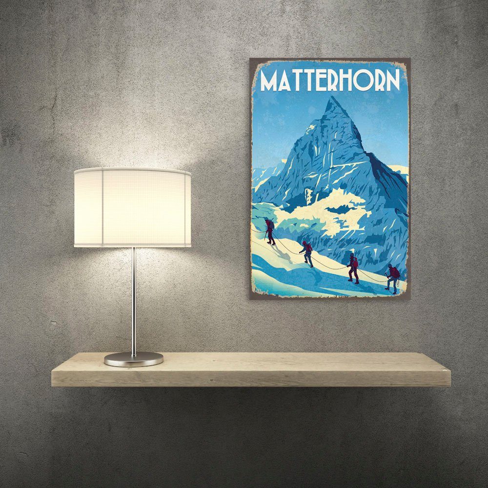 Metallbild Matterhorn II