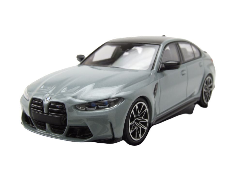 Modellauto BMW M3 2020 grau metallic