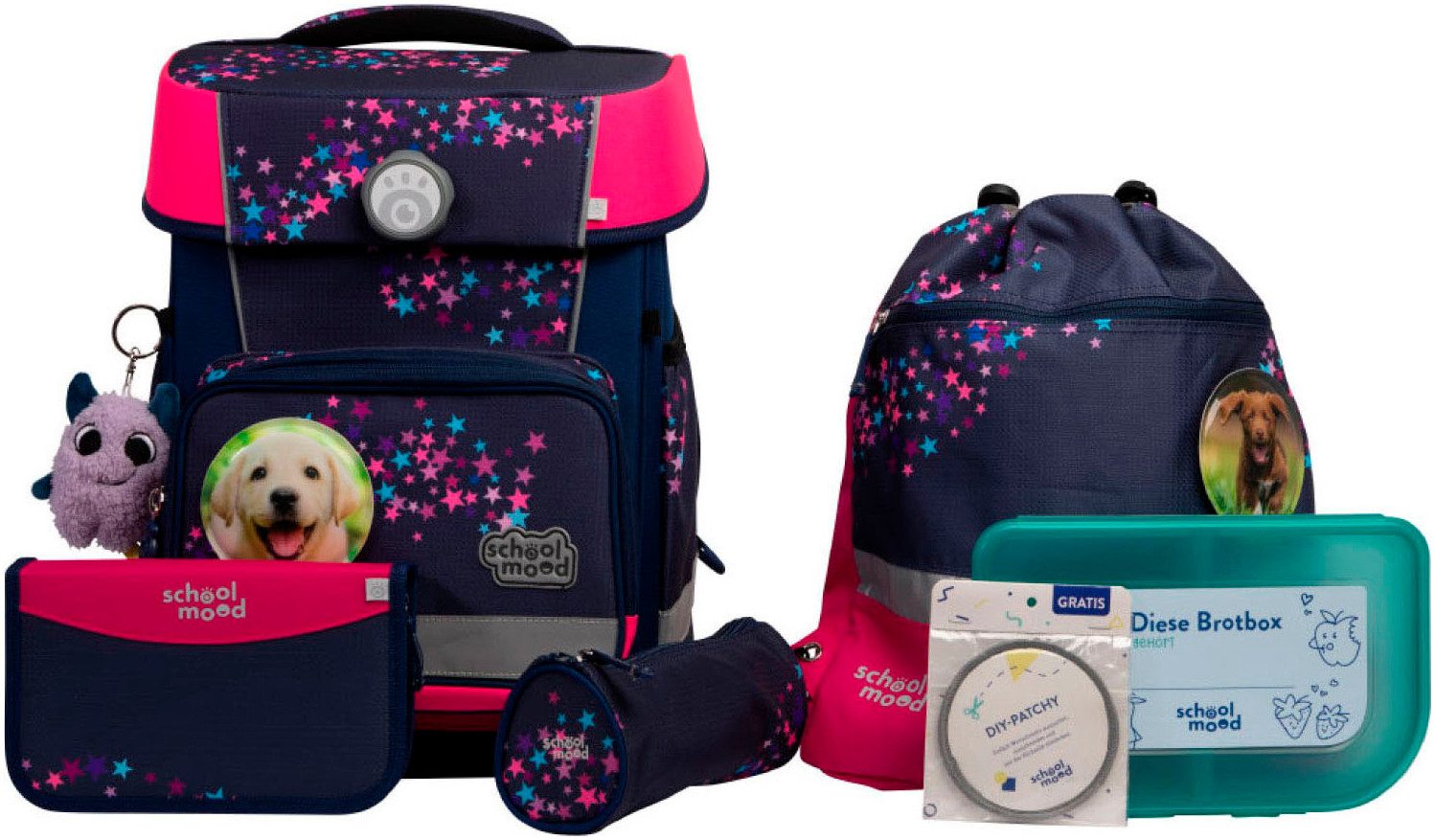 SCHOOL-MOOD® Schulranzen Champion Maxx Pro (Set, 7-tlg)