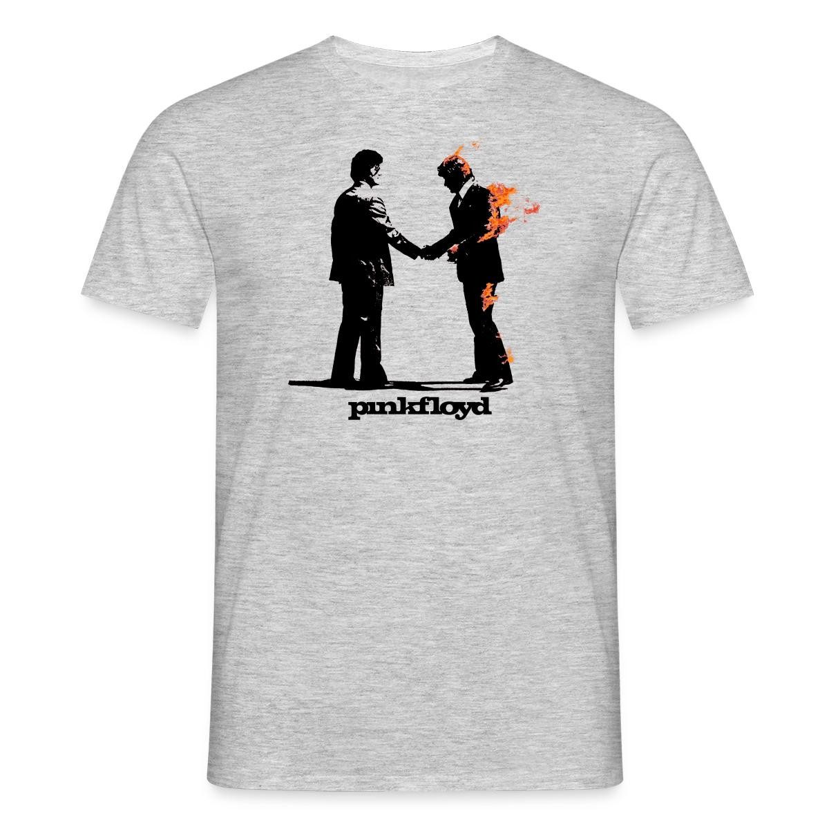 Spreadshirt T-Shirt Pink Floyd Album Cover Und Logo Männer T-Shirt (1-tlg)