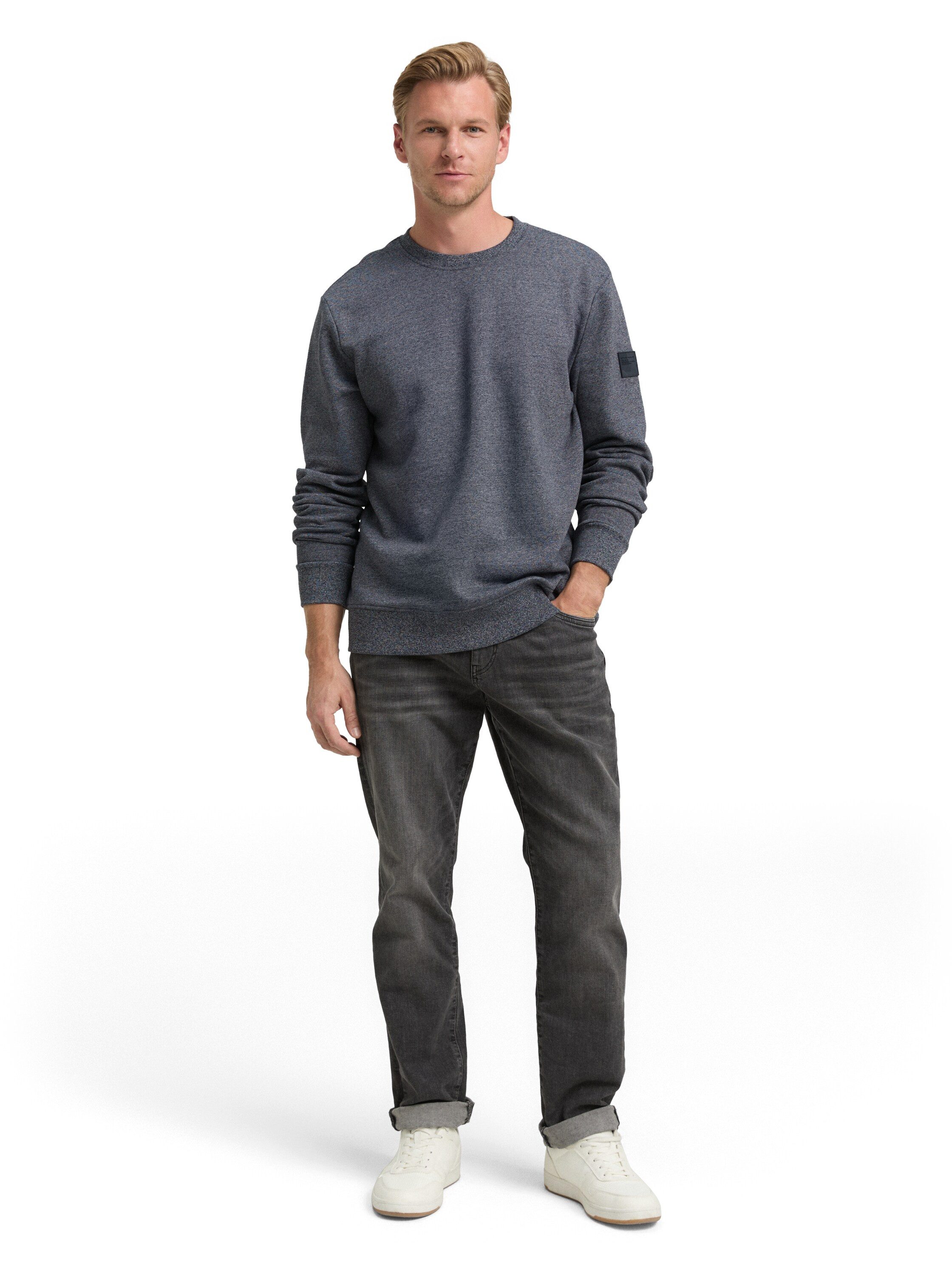 TOM TAILOR Sweatshirt mit Logo Stickerei am Arm