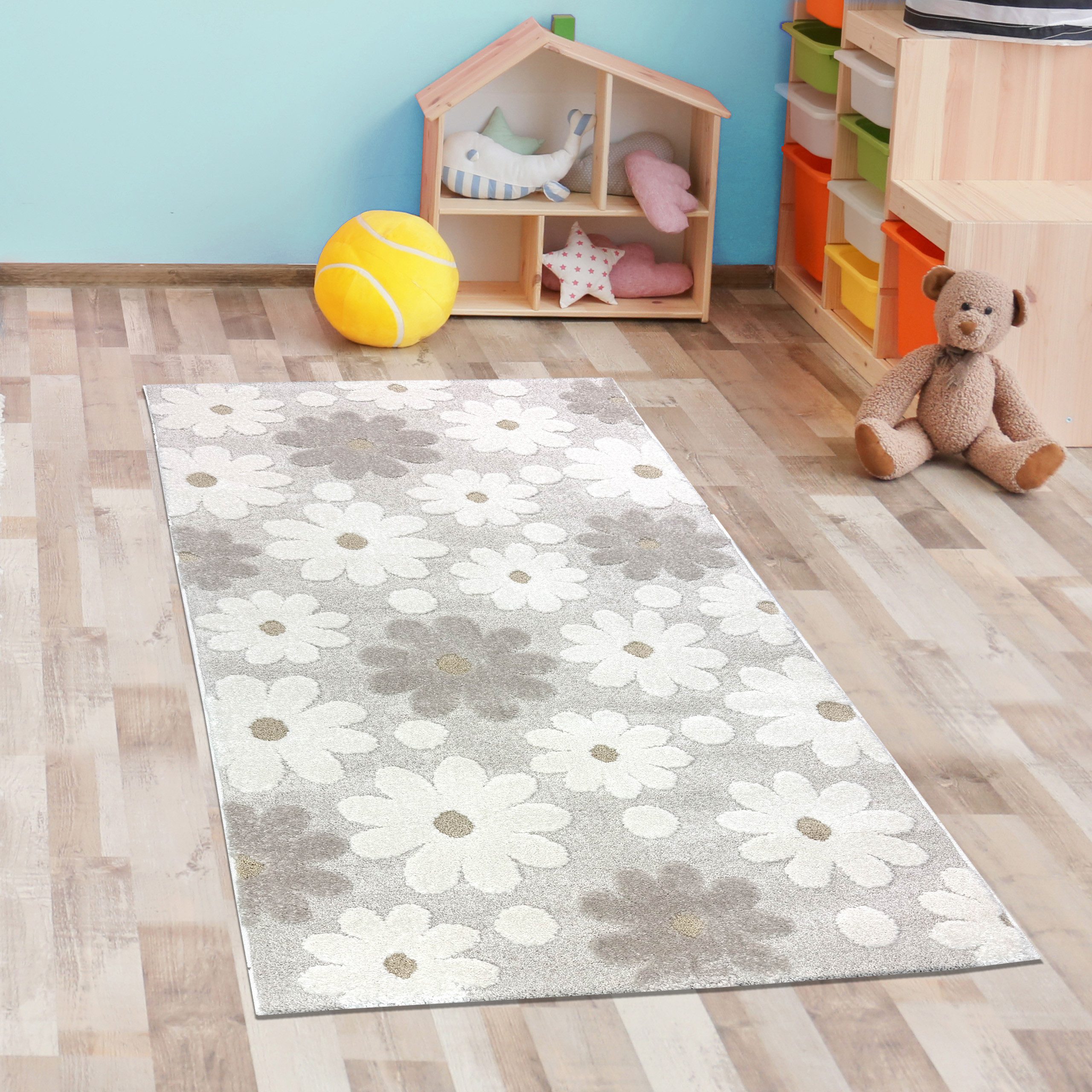 Carpetia Kinderteppich, rechteckig günstig online kaufen