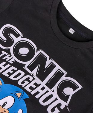 Sonic SEGA T-Shirt Jungen Kurzarmshirt aus Jersey Gr. 110- 152 cm