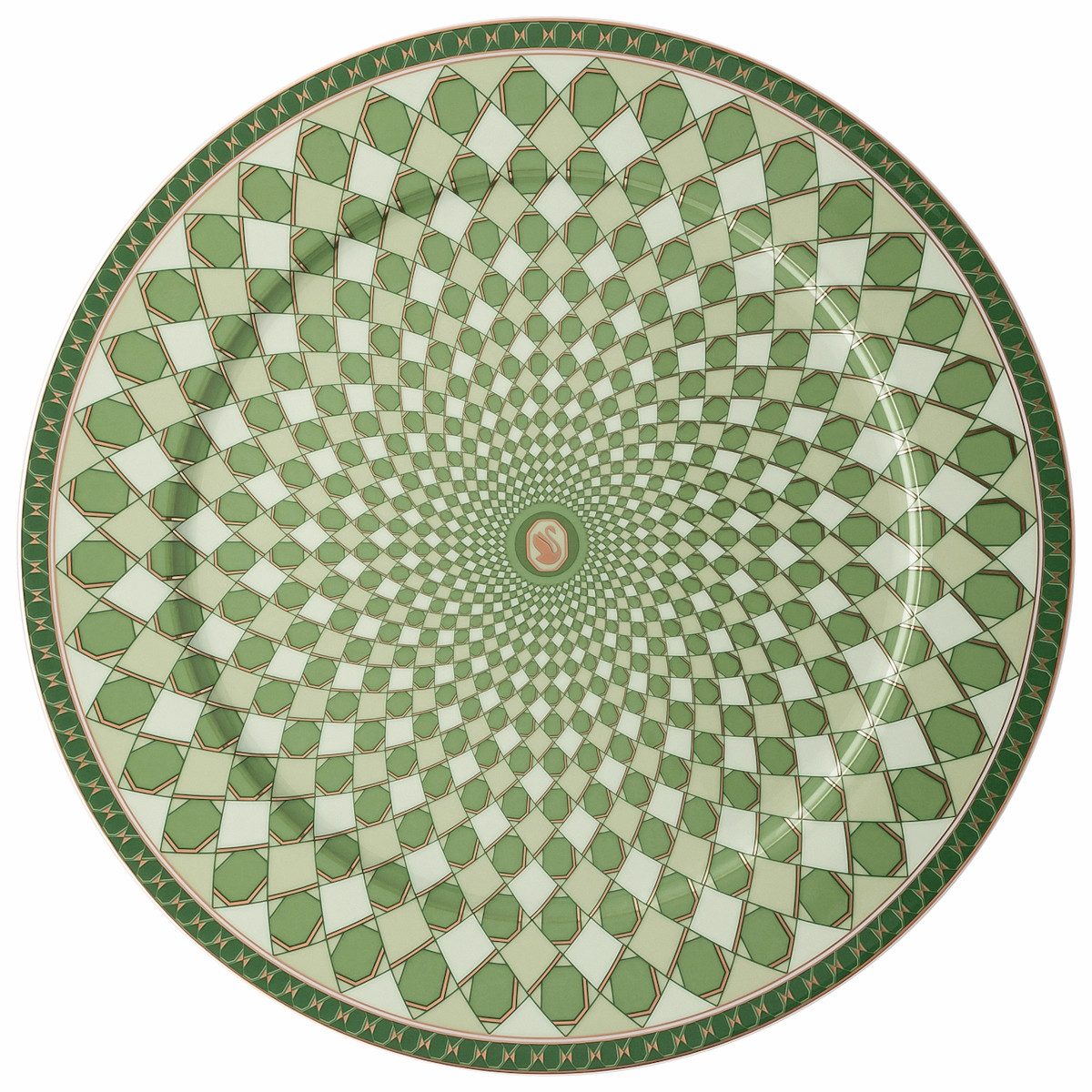 Swarovski Speiseteller Signum Fern Platzteller 33 cm, Teller Flach