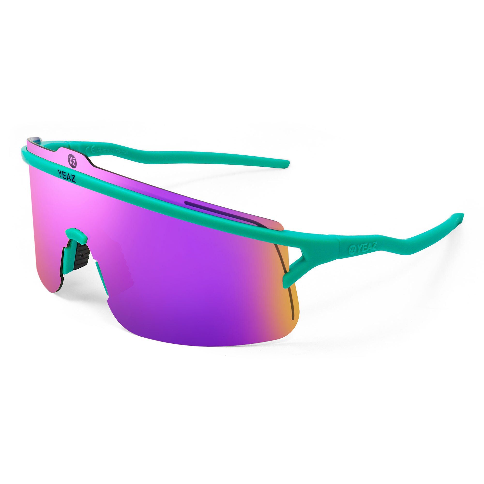 YEAZ Sportbrille SUNSHADE Sport-Sonnenbrille Black/Silver, Erlebe günstig online kaufen
