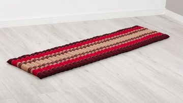 Reisebett-Matratzen Rollmatte 50 cm breit, vegan und handgefertigt, 210x50x4,5cm, livasia, 4,50 cm hoch, Kapok