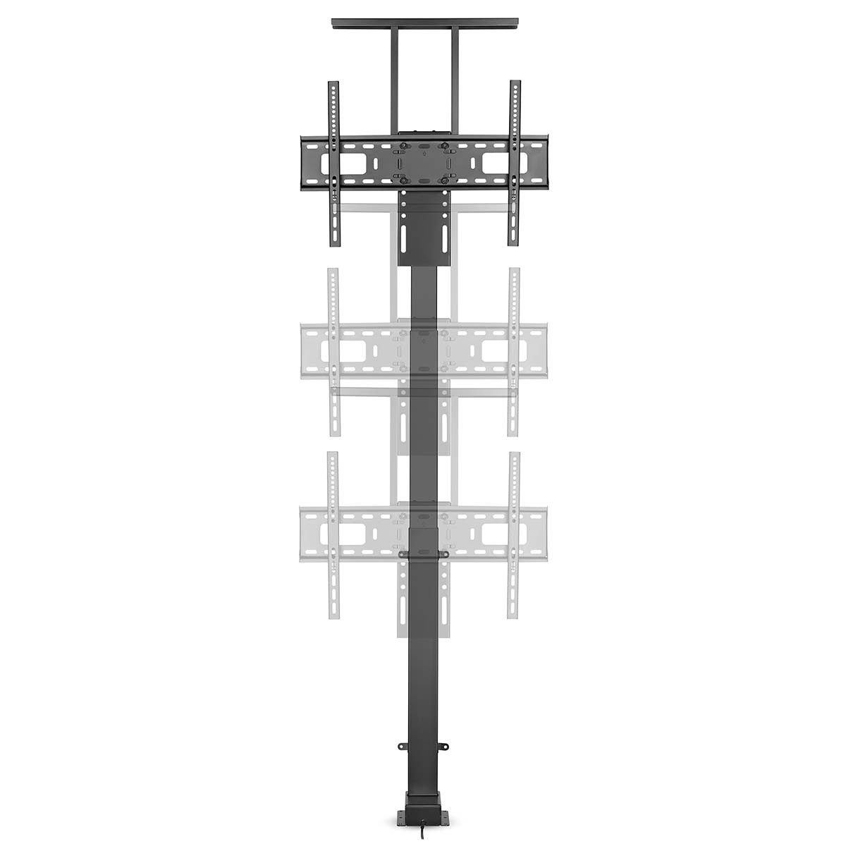 Nedis TV-Wandhalterung TVSM5840BK, (1-tlg., WLAN-Steuerung, Höhenverstellung, für Wohnraum und Büro nutzen)