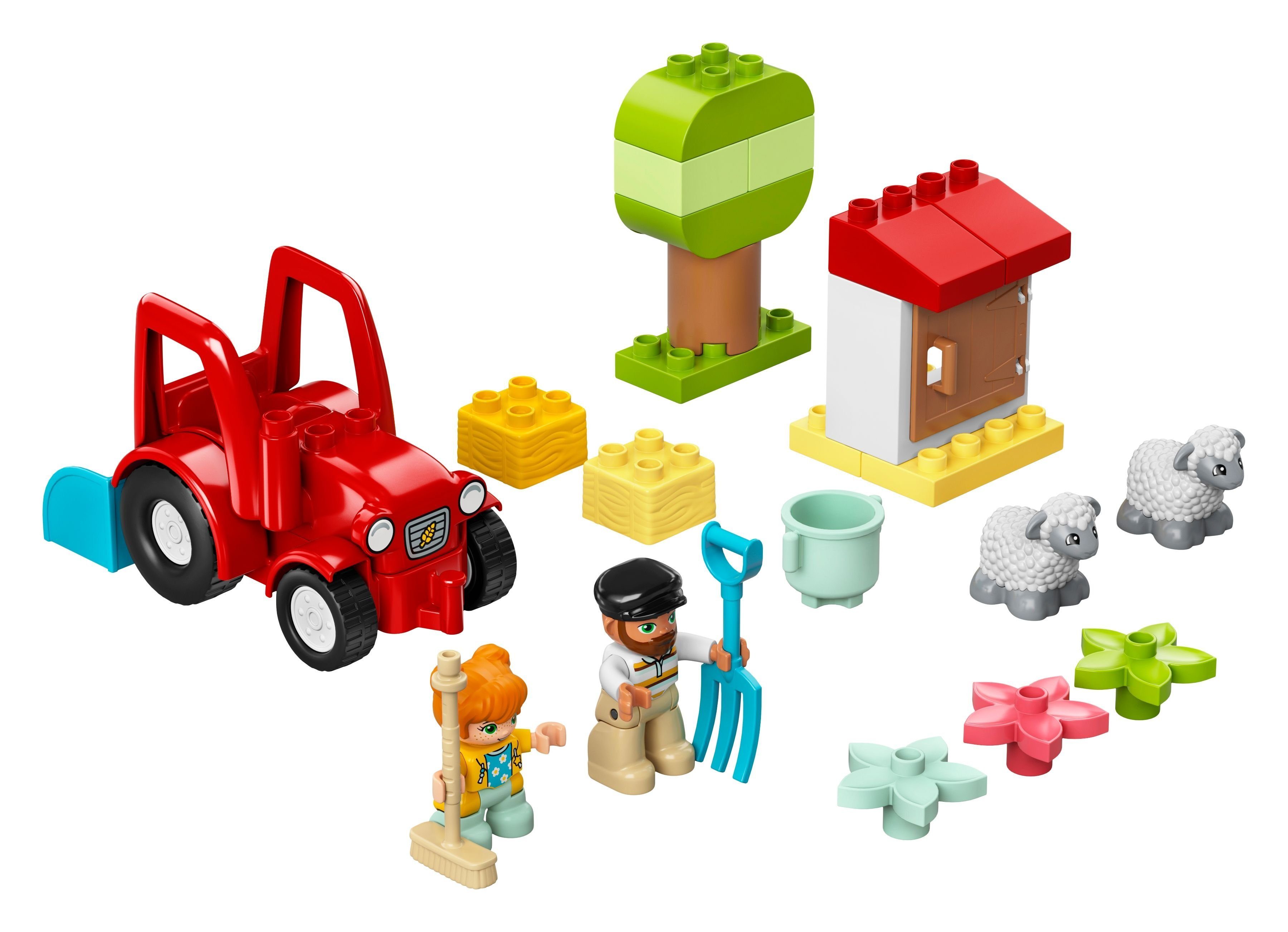 27 Traktor St) Tierpflege, DUPLO® LEGO® - und Konstruktionsspielsteine LEGO® (Set,