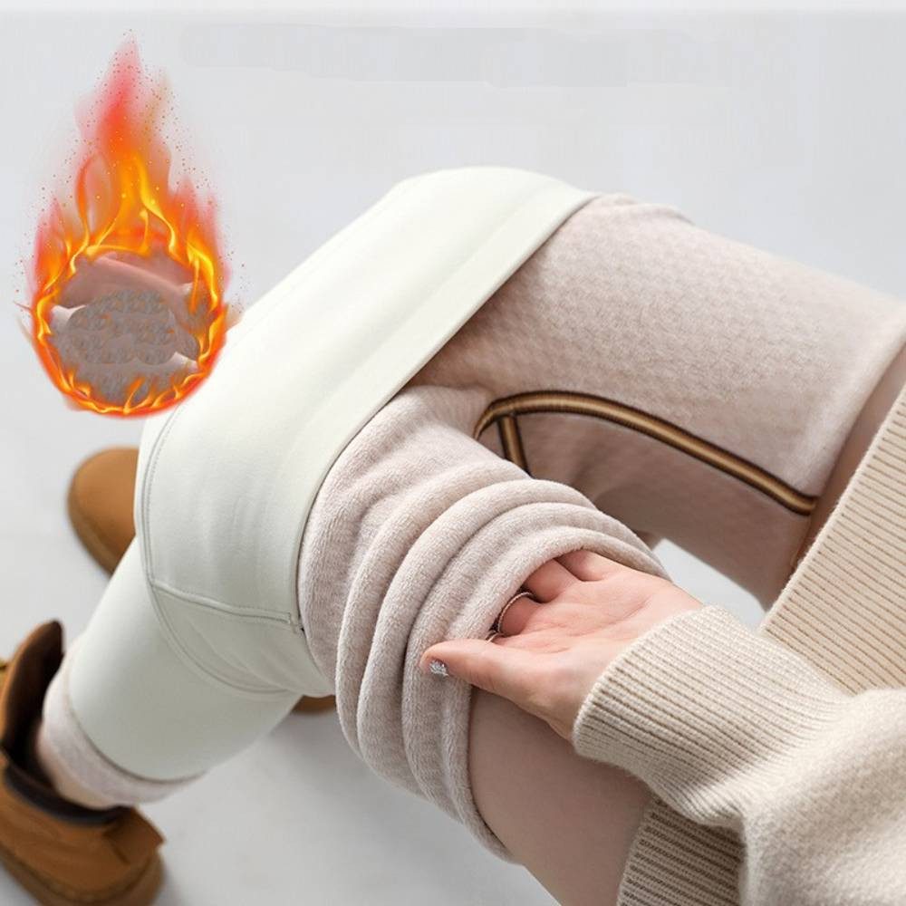 Blusmart Thermoleggings Damen-Warme-Leggings 7/8-Länge für den Winter (Verd günstig online kaufen