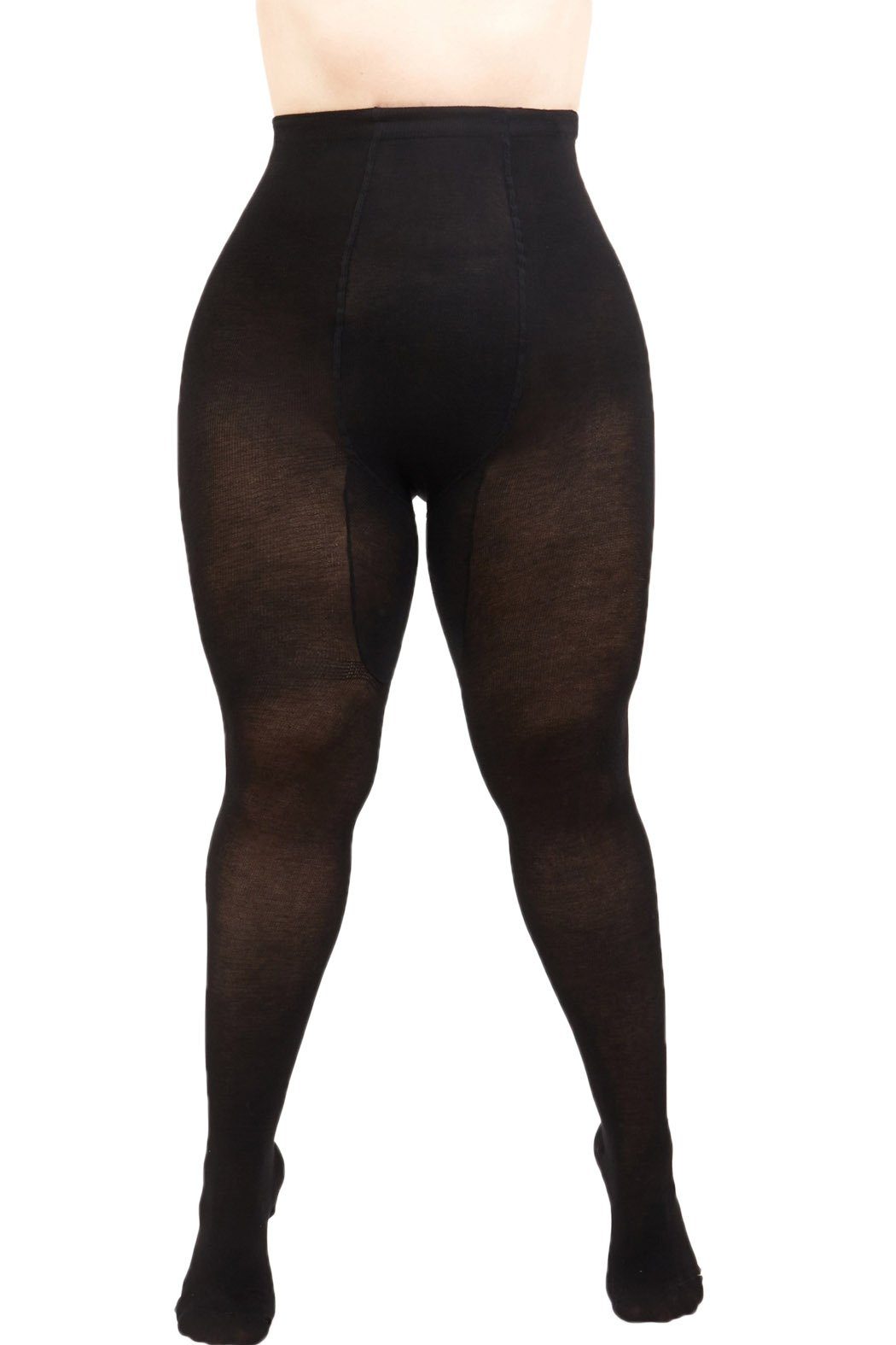 GIULIA Strumpfhose Damen MOLLY 200 200 DEN 200 DEN (Packung 1 St. 1er-Pack) aus hautfreundlicher Baumwolle