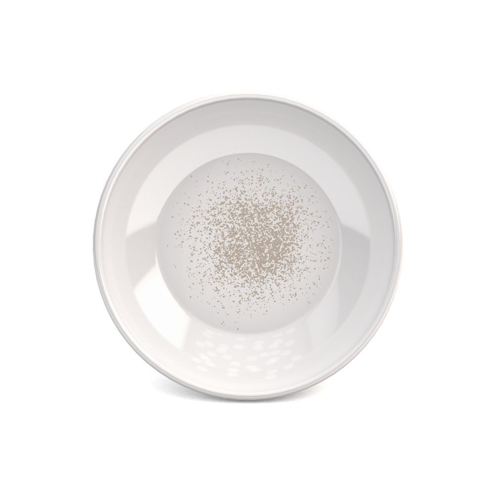 Ornamin Dessertteller Beilagenteller puristisch, Beilagenteller Ø 18,5 cm l leicht l Camping, Outdoor, Catering