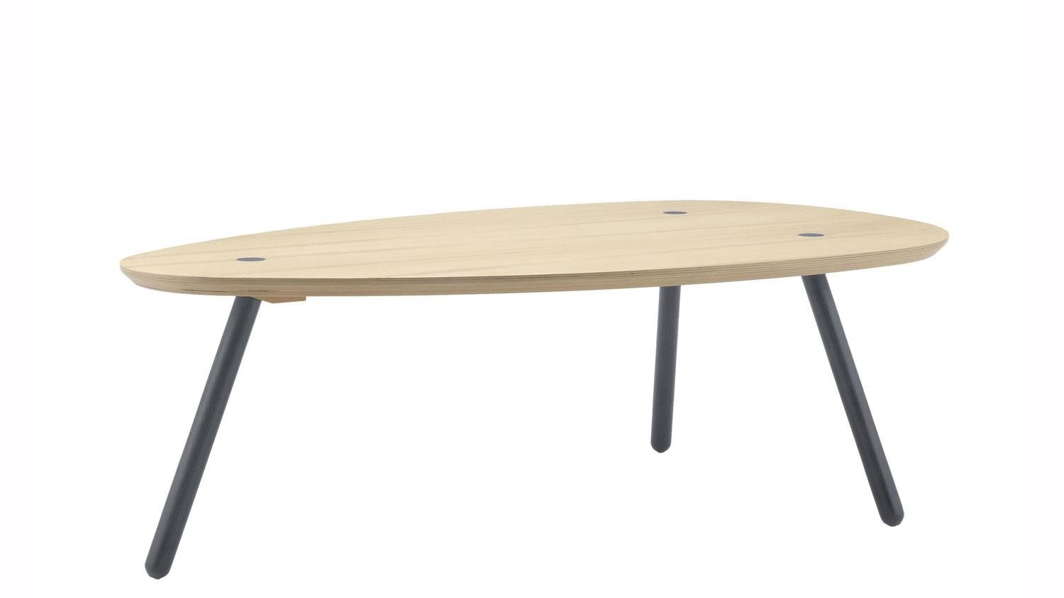 freistil ROLF BENZ Couchtisch Rolf Benz Couchtisch Freistil 196 Fichte massiv eiförmig