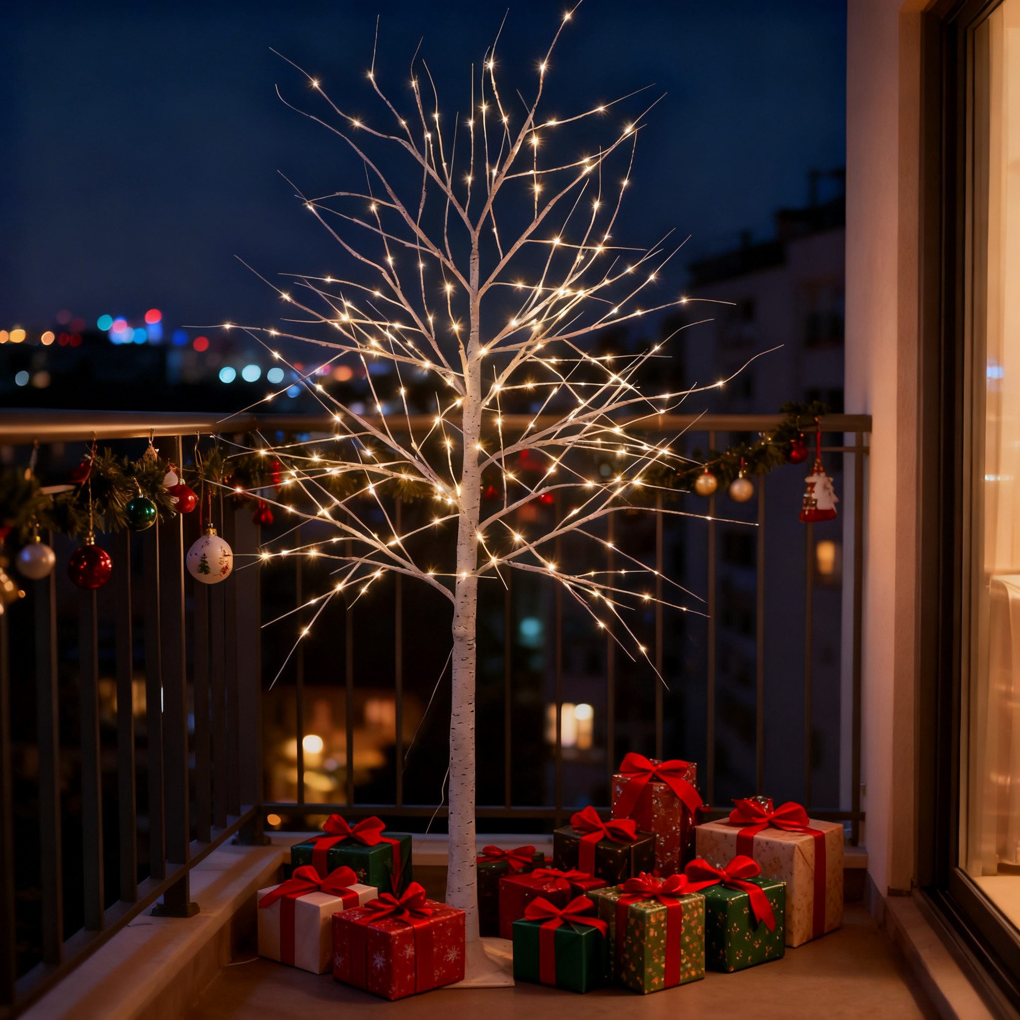 CCLIFE LED Baum Led Lichterbaum Innen Weihnachten Baum Innen, Birkenbaum Li günstig online kaufen