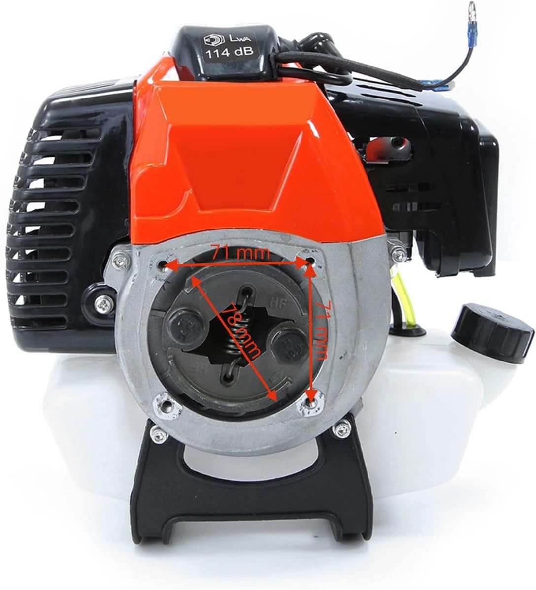 Mar-Pol Benzin-Motorsense Benzin-Verbrennungsmotor 2-Takt 42 cc Universal Freischneider, (1 St)