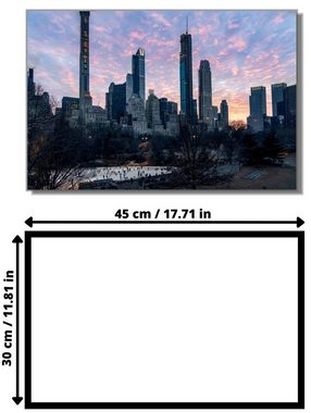 Victor (Zenith) Acrylglasbild Acrylglasbild \"Central Park\" - Größe: 30 x 45 cm, Städte, in 30x45cm, Glasbilder New York, Wanddeko