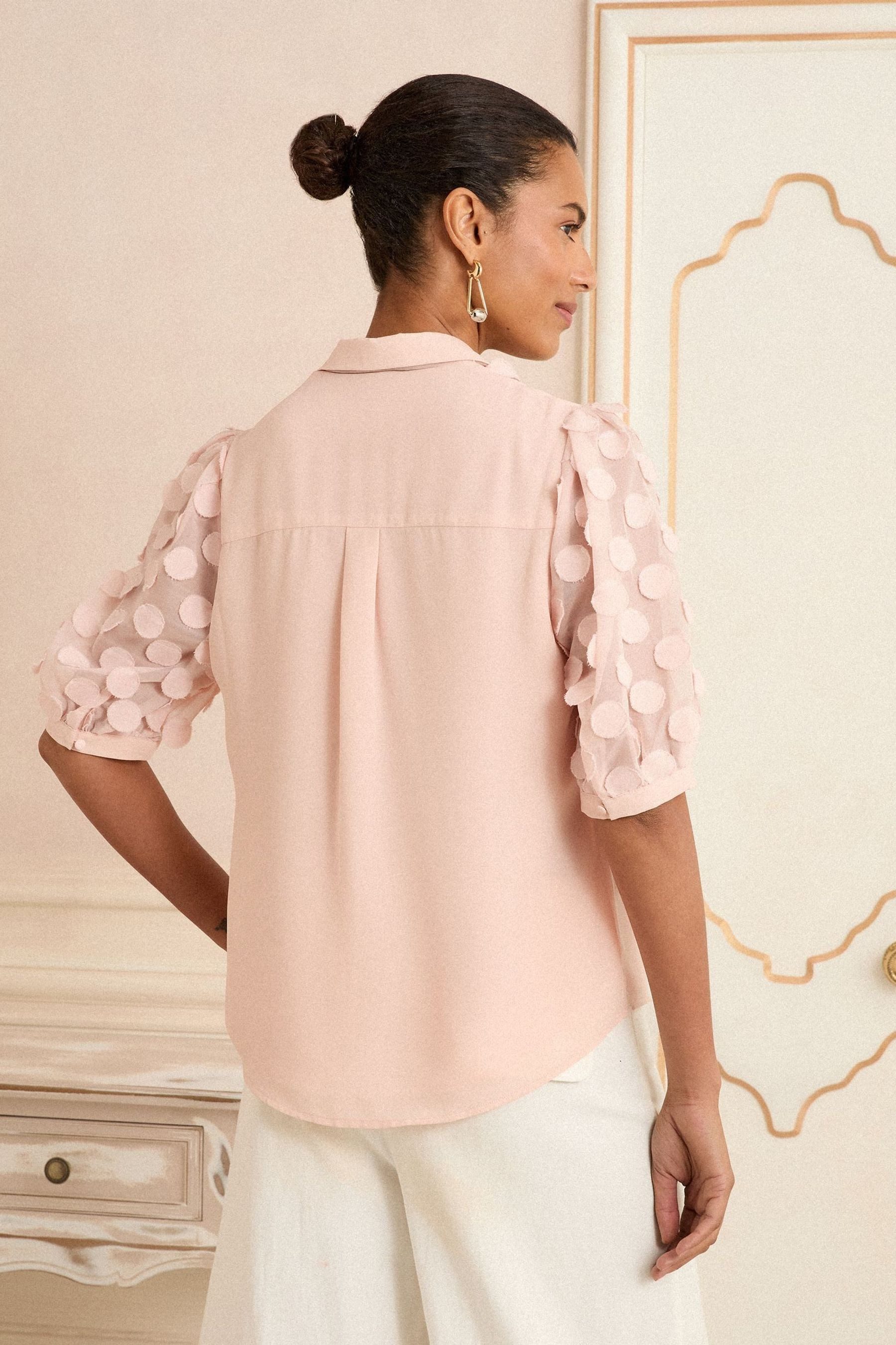 Love & Roses Hemdbluse Love & Roses Shirt mit 3/4-Ärmlen, Regular (1-tlg) günstig online kaufen