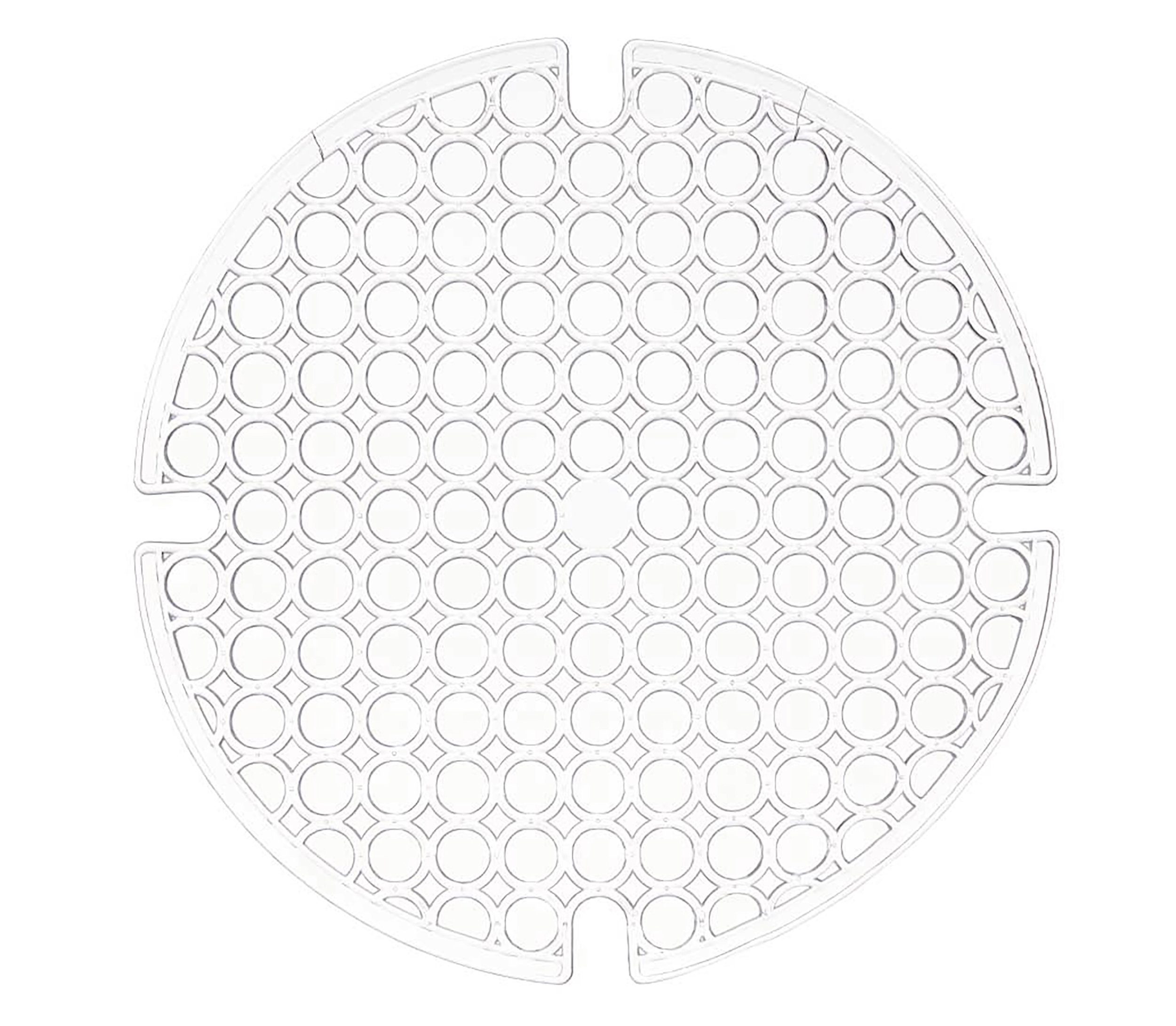 KINVARA Abtropfmatte SPÜLBECKEN Einlage Ø30cm rund transparent Spülbeckenmatte 51, Spülbeckeneinlage Spülmatte Abtropfmatte Matte