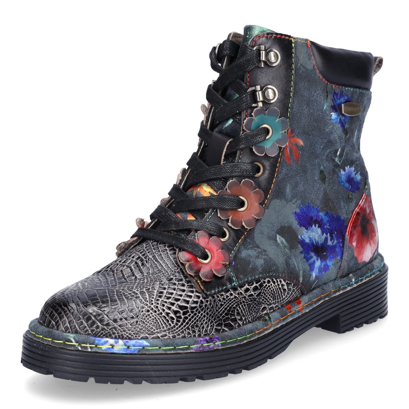 LAURA VITA Laura Vita Damen Schnürboot schwarz Schnürboots