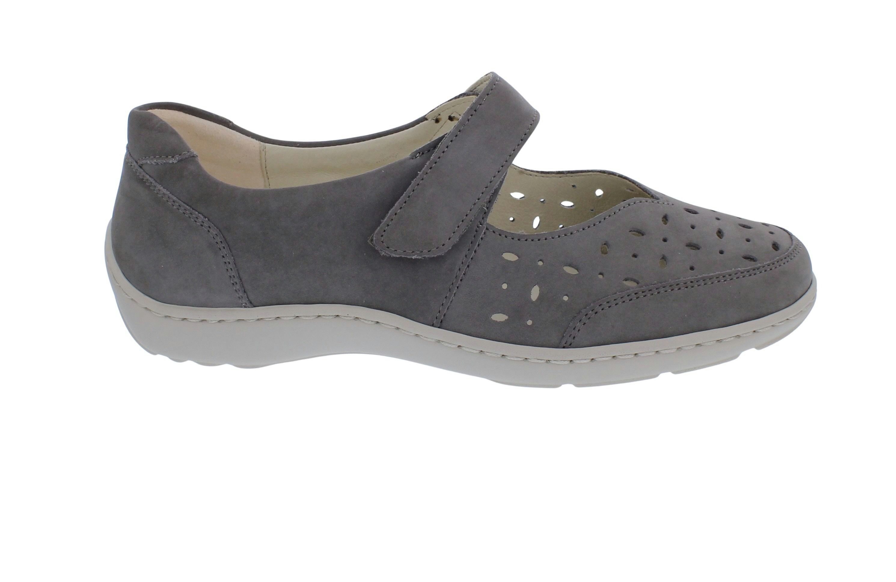 Waldläufer Waldläufer Klett-Ballerina Henni mit ProAktiv-Fußbett 496325-191-088, Klettschuh