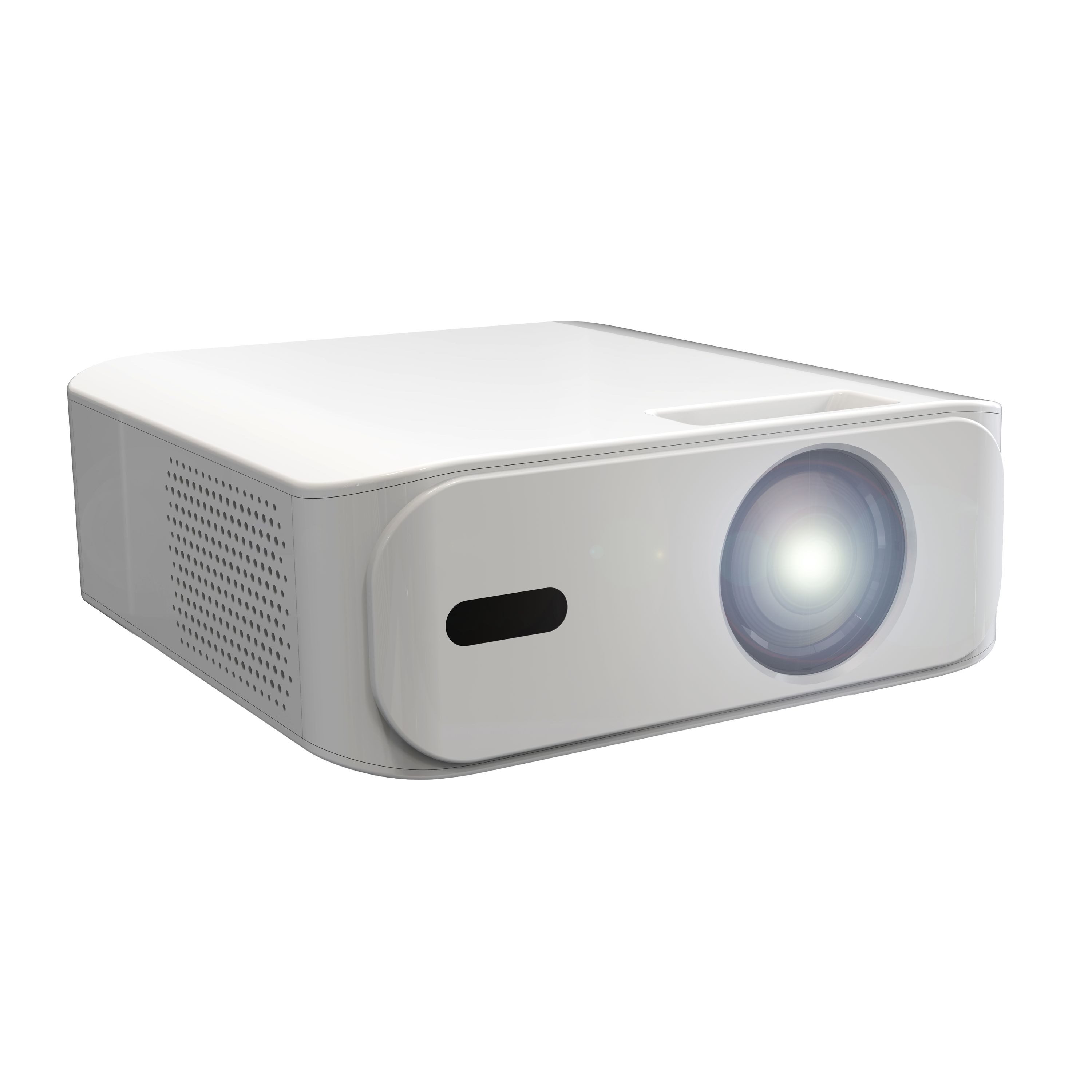Denver PR-4300 Beamer (400 lm, 8000:1, 3840 x 2160 px, Bluetooth für Verbindung mit externen Lautsprechern)