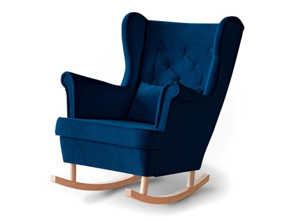 Beautysofa Schaukelsessel Fabio, mit Einbringung in die Wohnung (Holzbeine in Weiß, Buche oder Wenge Farbe)