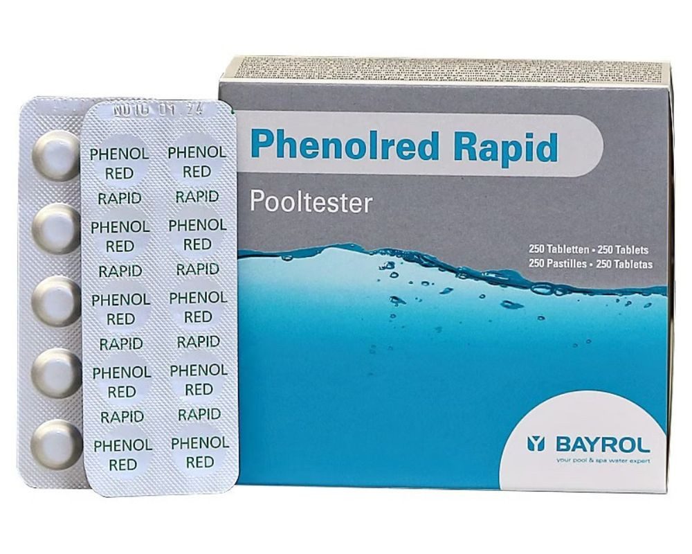 Pooltester 250 Bayrol Testtabletten Phenol Red pH-Wert für Pooltester